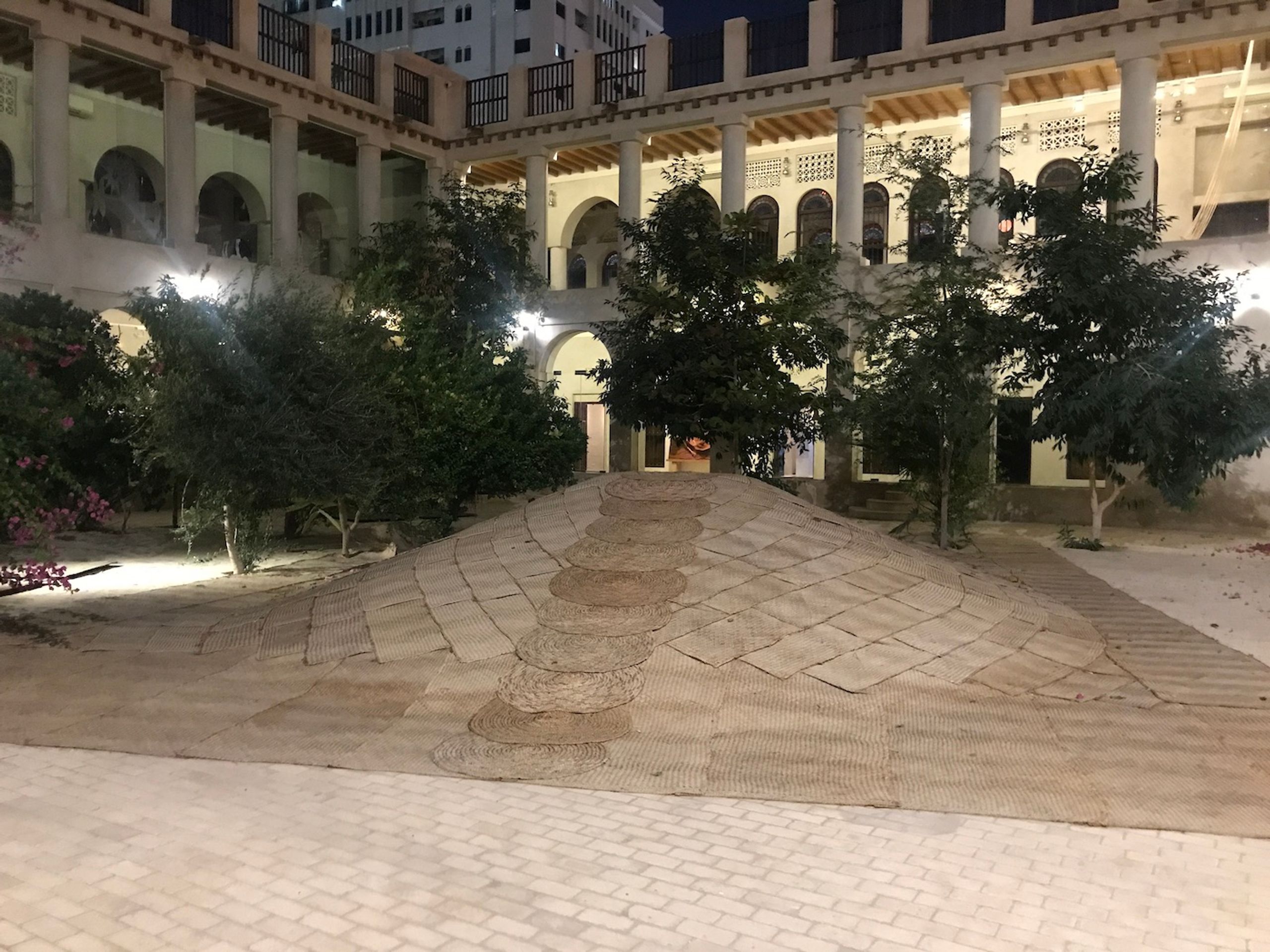 Wangechi Mutu, Mother Mound, 2023. Installation view at Sharjah Biennial 15. Photo: C&.