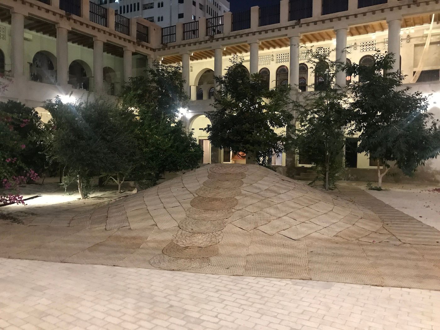 Wangechi Mutu, Mother Mound, 2023. Installation view at Sharjah Biennial 15. Photo: C&.
