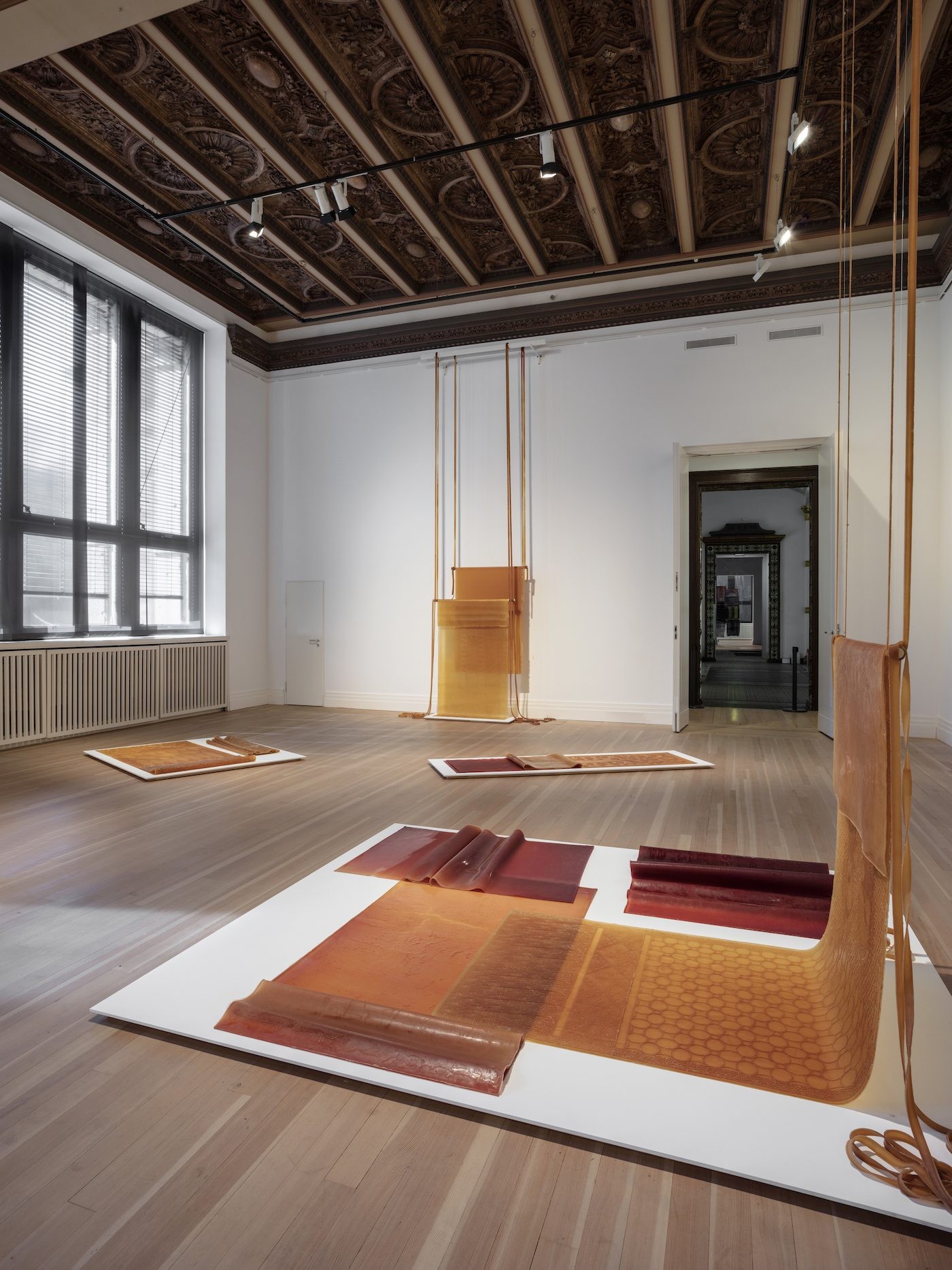 Indigo Waves and Other Stories: Re-Navigating the Afrasian Sea and Notions of Diaspora, Rosella Biscotti, Installation view, Gropius Bau (2023).