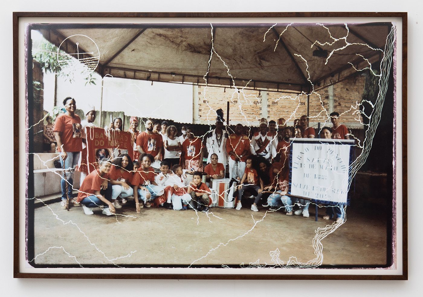 Caio Rosa, 1890, Semper Viva, 2022. Drawing on photograph and manual enlargement c-print, 56.5 x 84 cm. Photo: Wallace Domingues