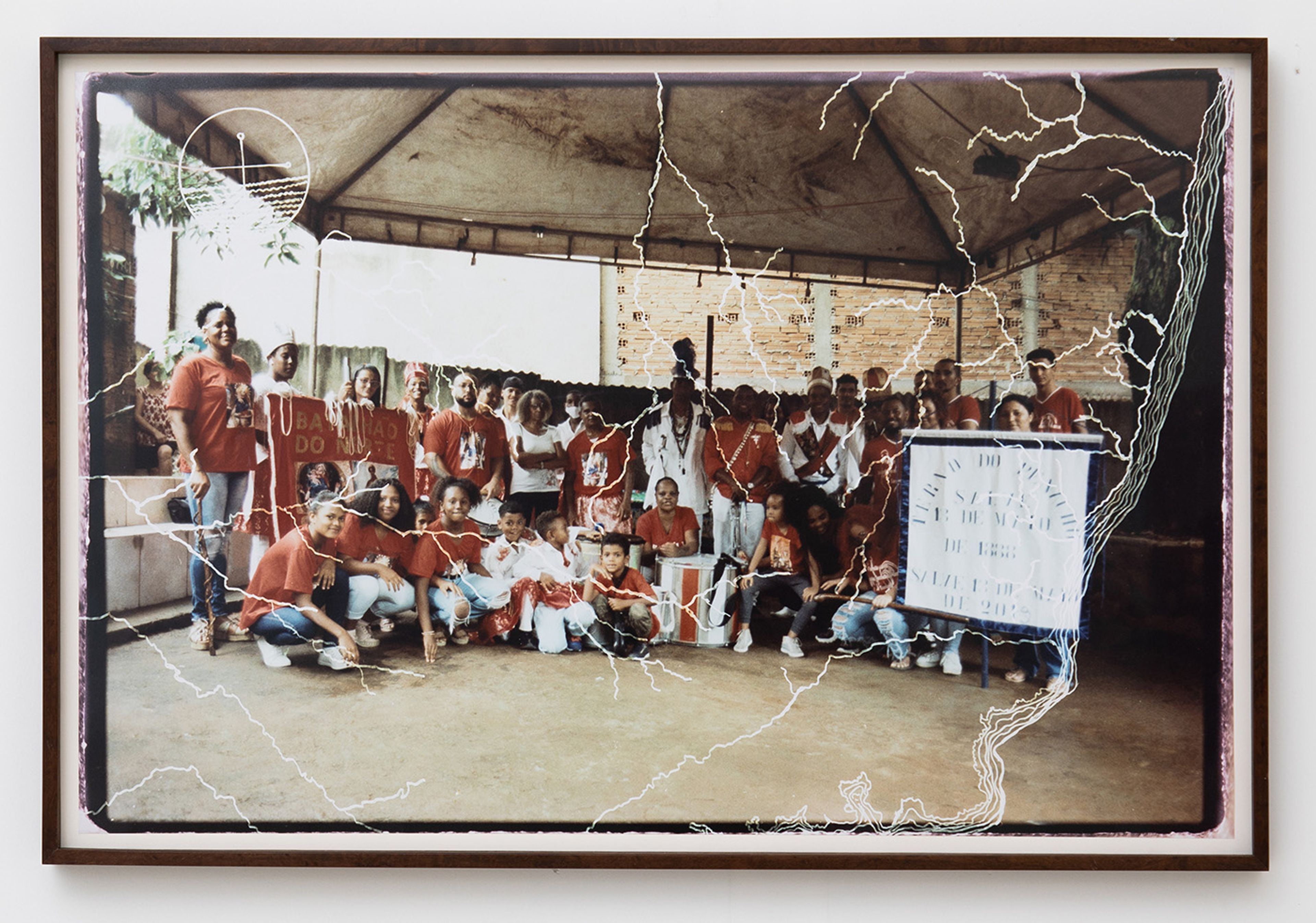 Caio Rosa, 1890, Semper Viva, 2022. Drawing on photograph and manual enlargement c-print, 56.5 x 84 cm. Photo: Wallace Domingues