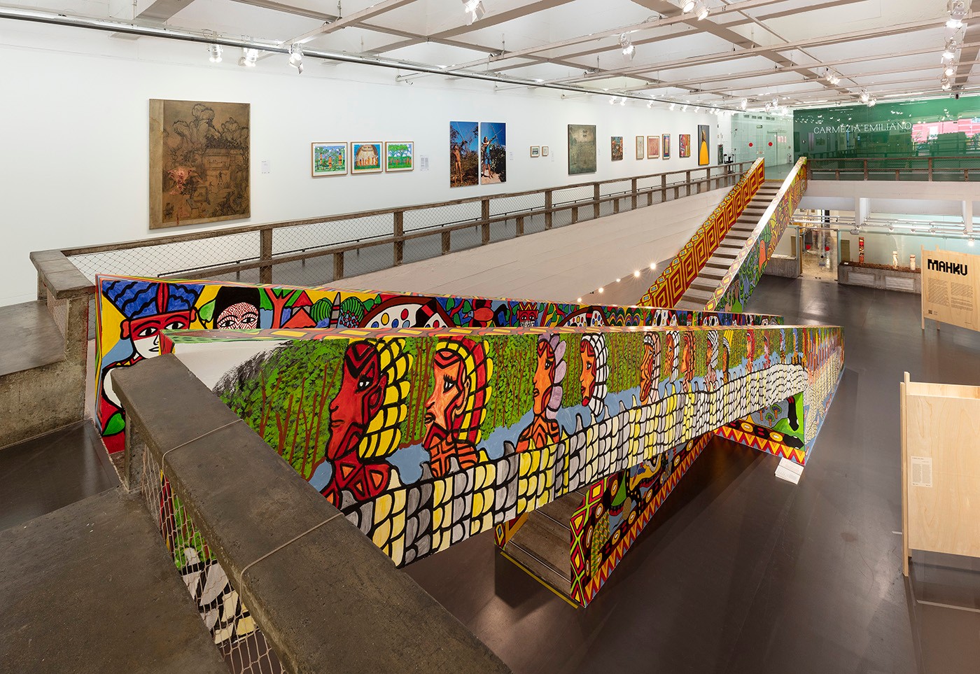 Exhibition view "MAHKU: Mirações" (Visions), MASP, 2023. Photo: Isabella Matheus