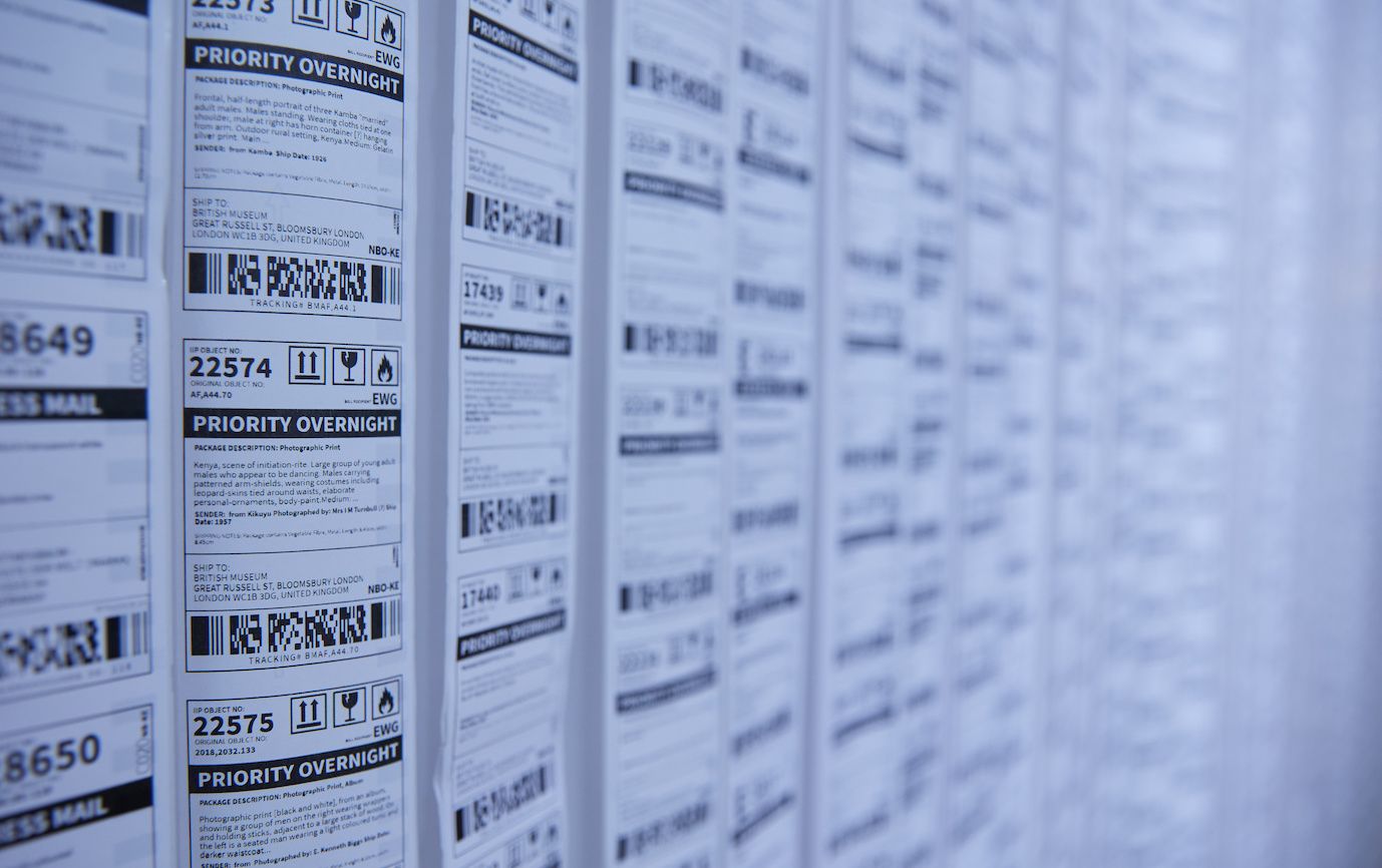 Installation View “Invisible Inventories” at National Museum of Kenya in Nairobi from 17.03. – 02.05.2021. Photo: Lamek Orina