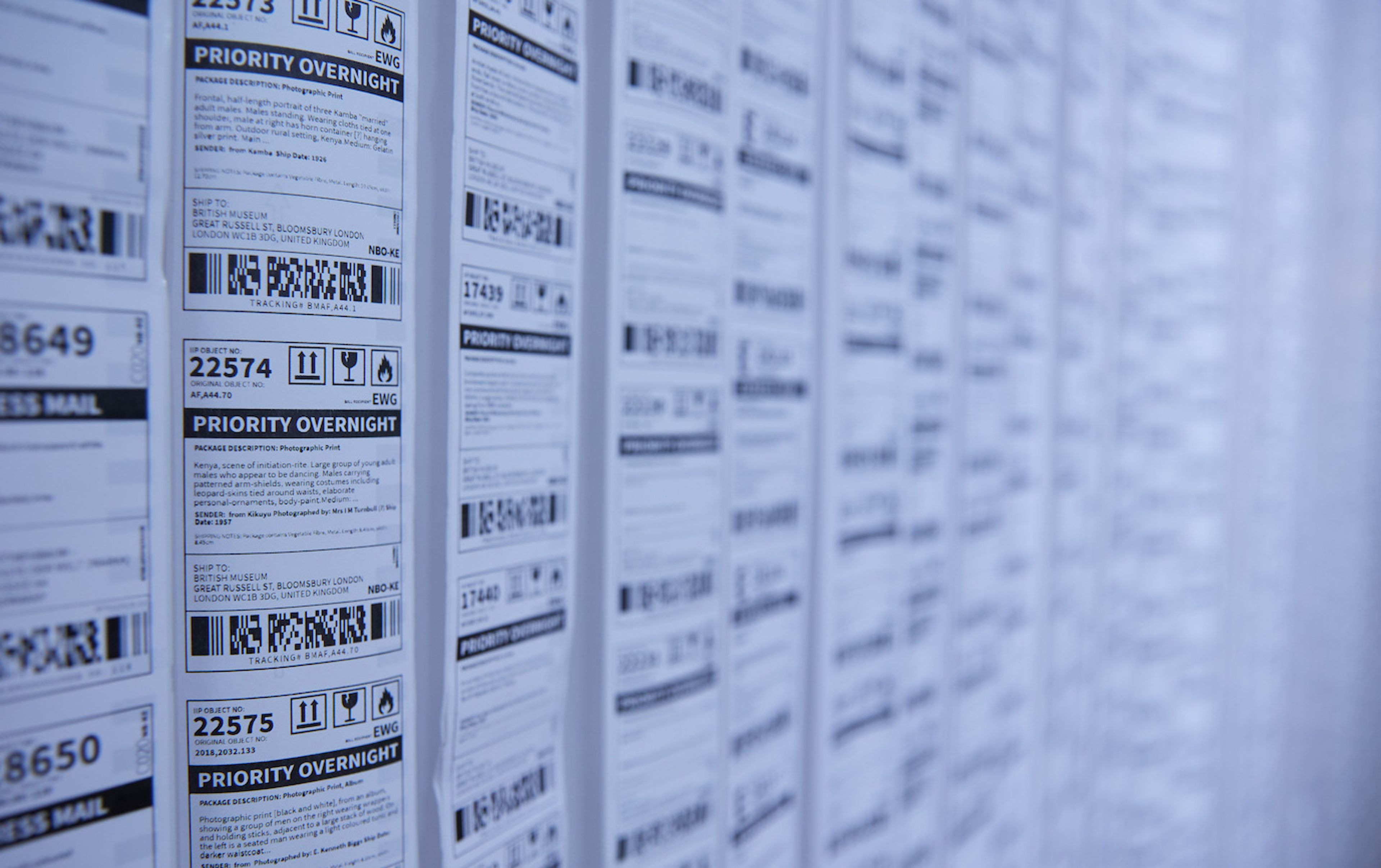 Installation View “Invisible Inventories” at National Museum of Kenya in Nairobi from 17.03. – 02.05.2021. Photo: Lamek Orina