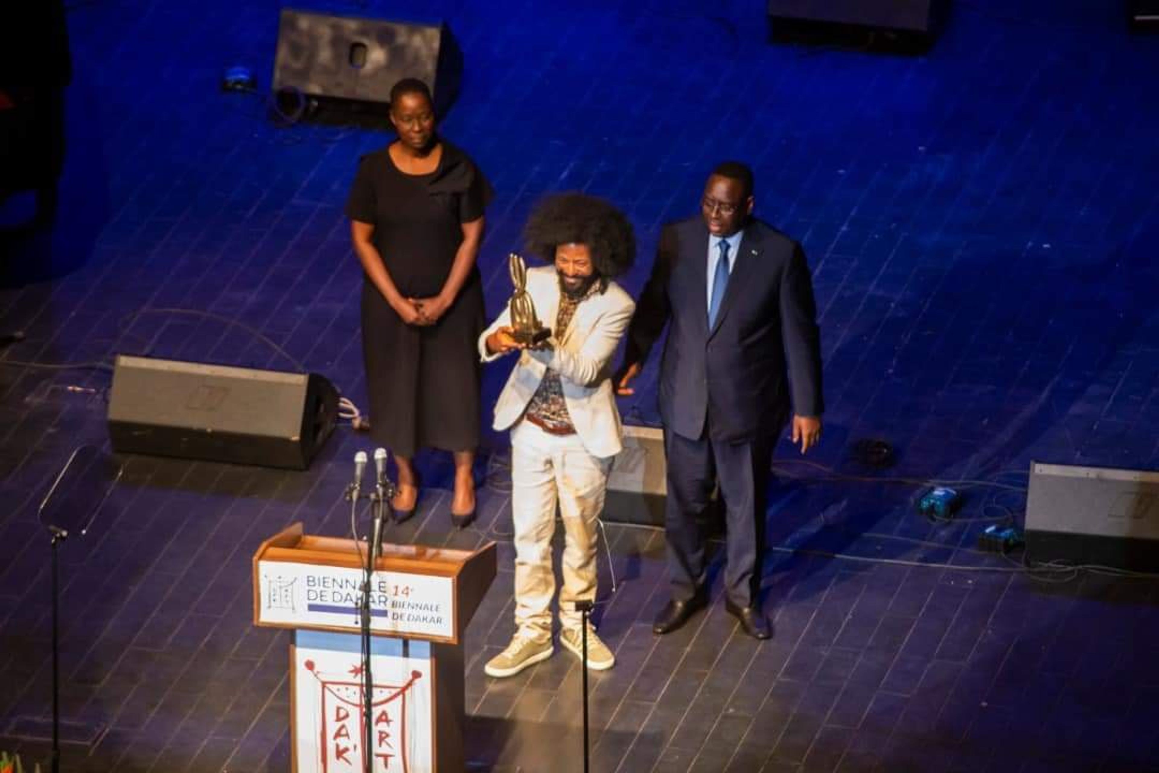 Tegene Kunbi Receives Dak'Art Main Prize - Contemporary And