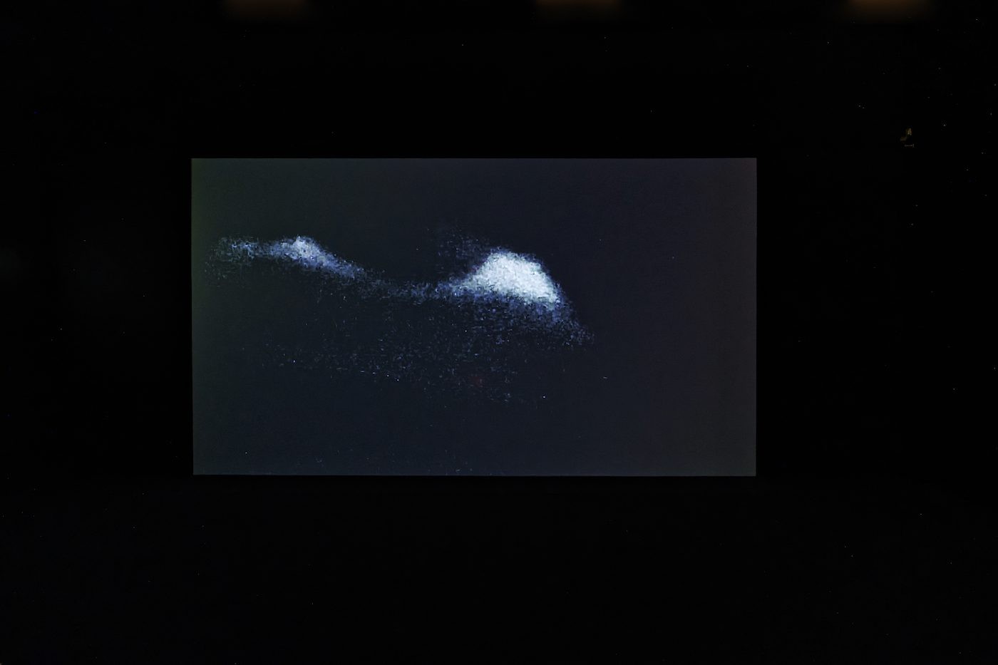Arthur Jafa, Untitled, 2022. Video. Courtesy Gladstone Gallery, New York. View of the exhibition Globalisto. A Philosophy in Flux at the Musée d’art moderne et contemporain de Saint-Étienne Métropole, from June 25th to October 16th, 2022. Crédit photo : C. Cauvet / MAMC+