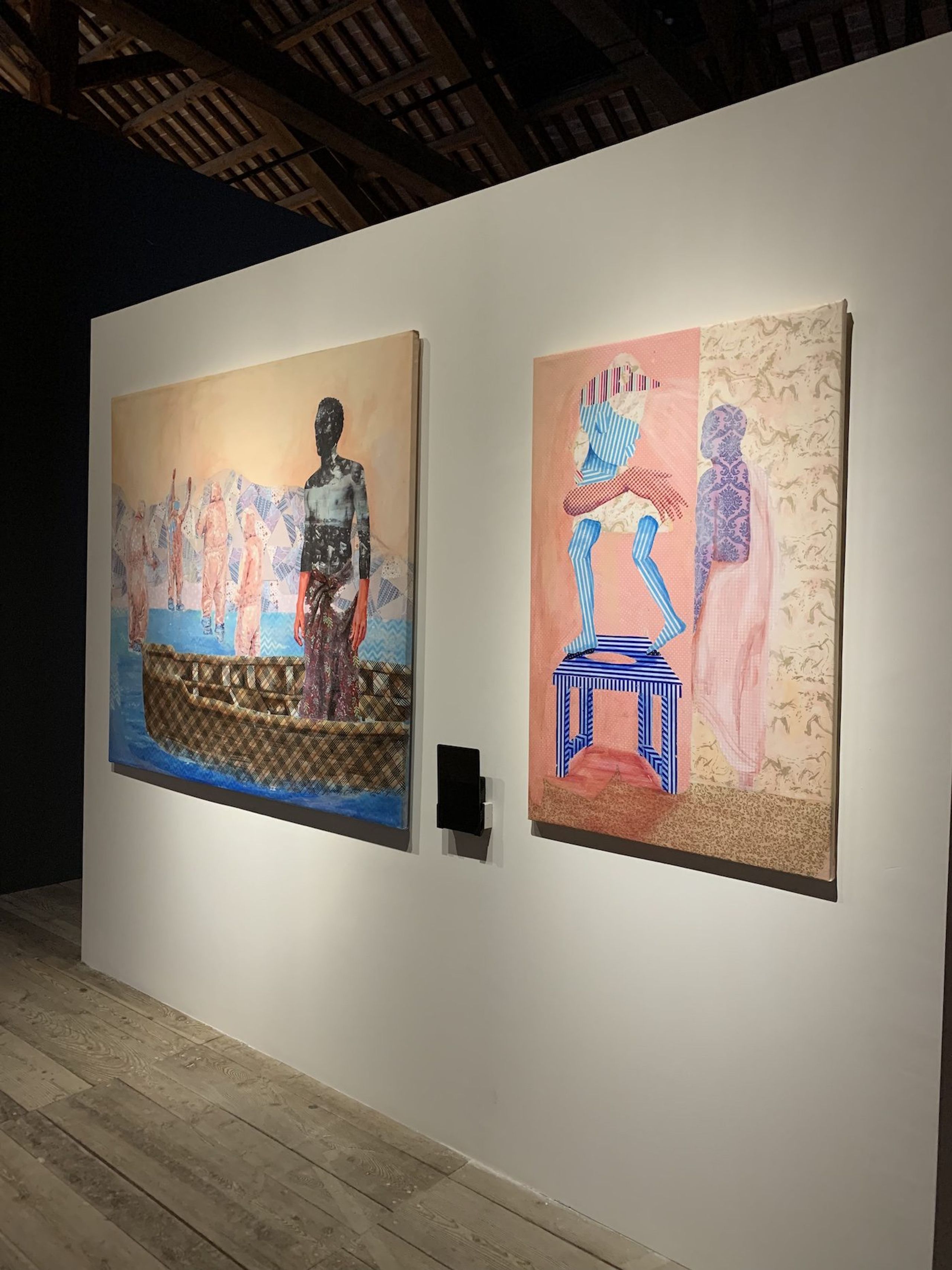 Phumulani Ntuli, Godide, 2022. Installation View of the South Africa Pavilion at the 59th Venice Biennale. Photo: C&