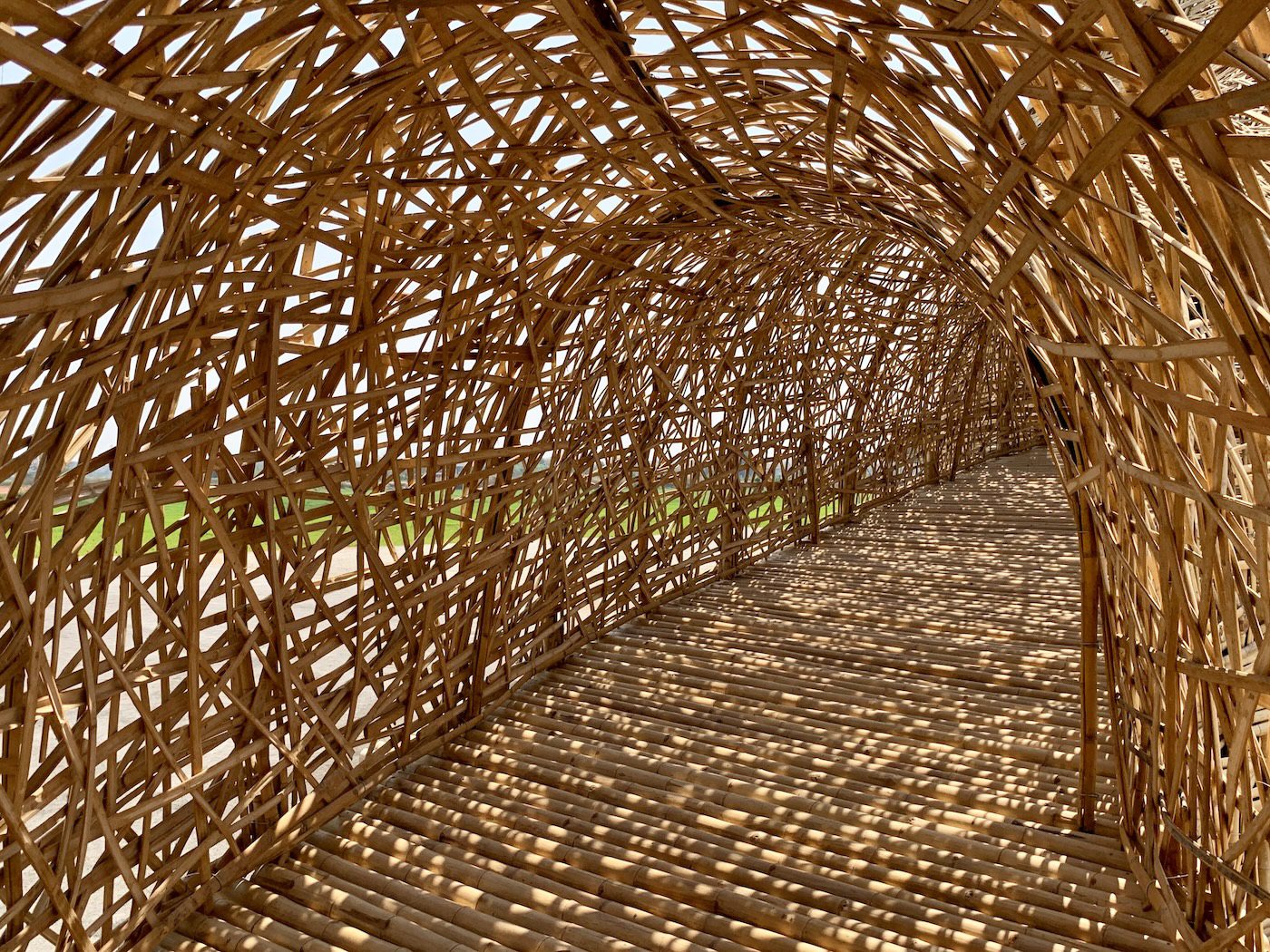 Wang Wen-Chih, Beyond the Site, 2023. The sensual experience of interacting with this artwork through site, sound, touch, taste, and smell is a way to delve deep into the inner world. Photo: C&amp;