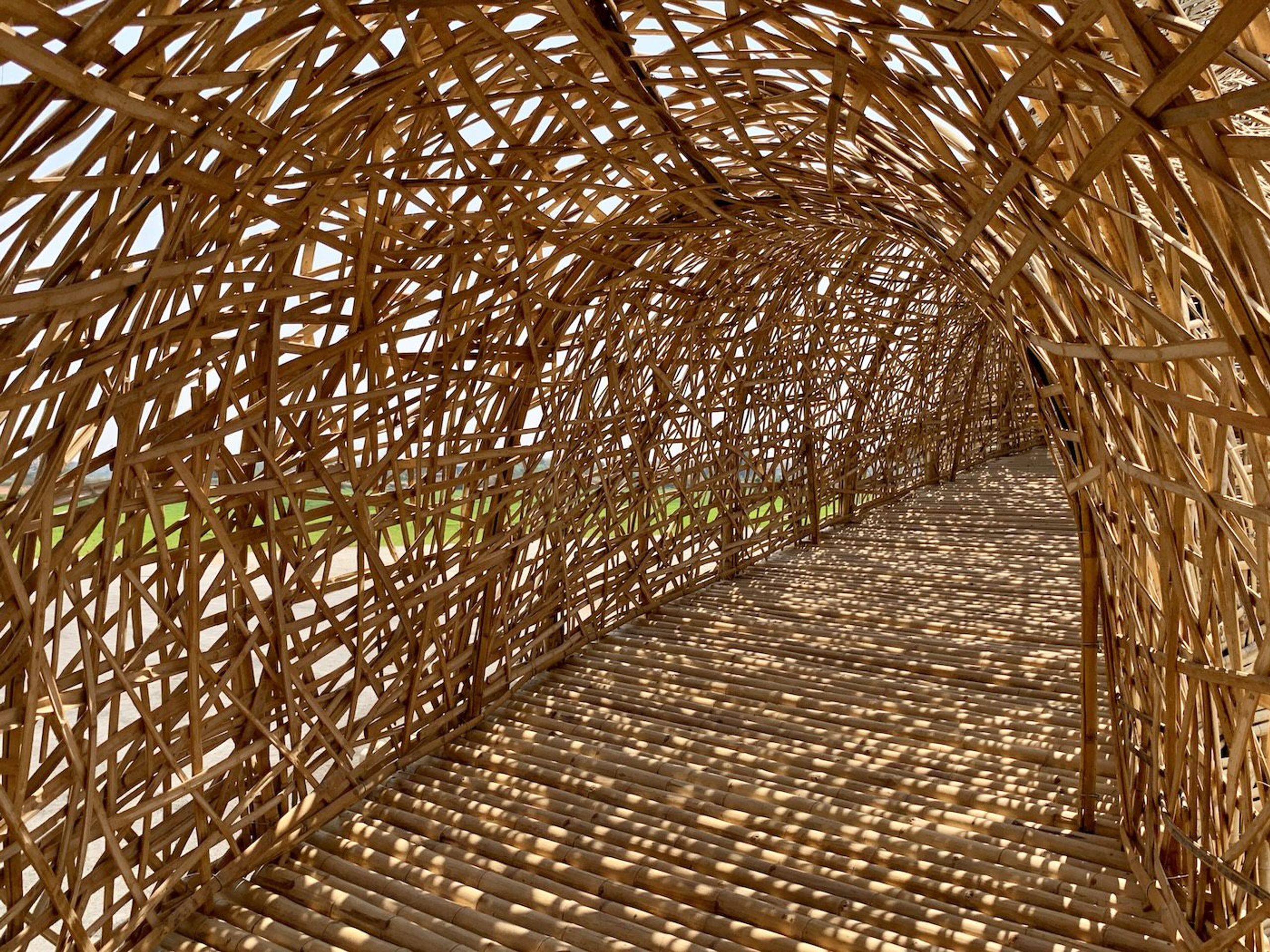 Wang Wen-Chih, Beyond the Site, 2023. The sensual experience of interacting with this artwork through site, sound, touch, taste, and smell is a way to delve deep into the inner world. Photo: C&