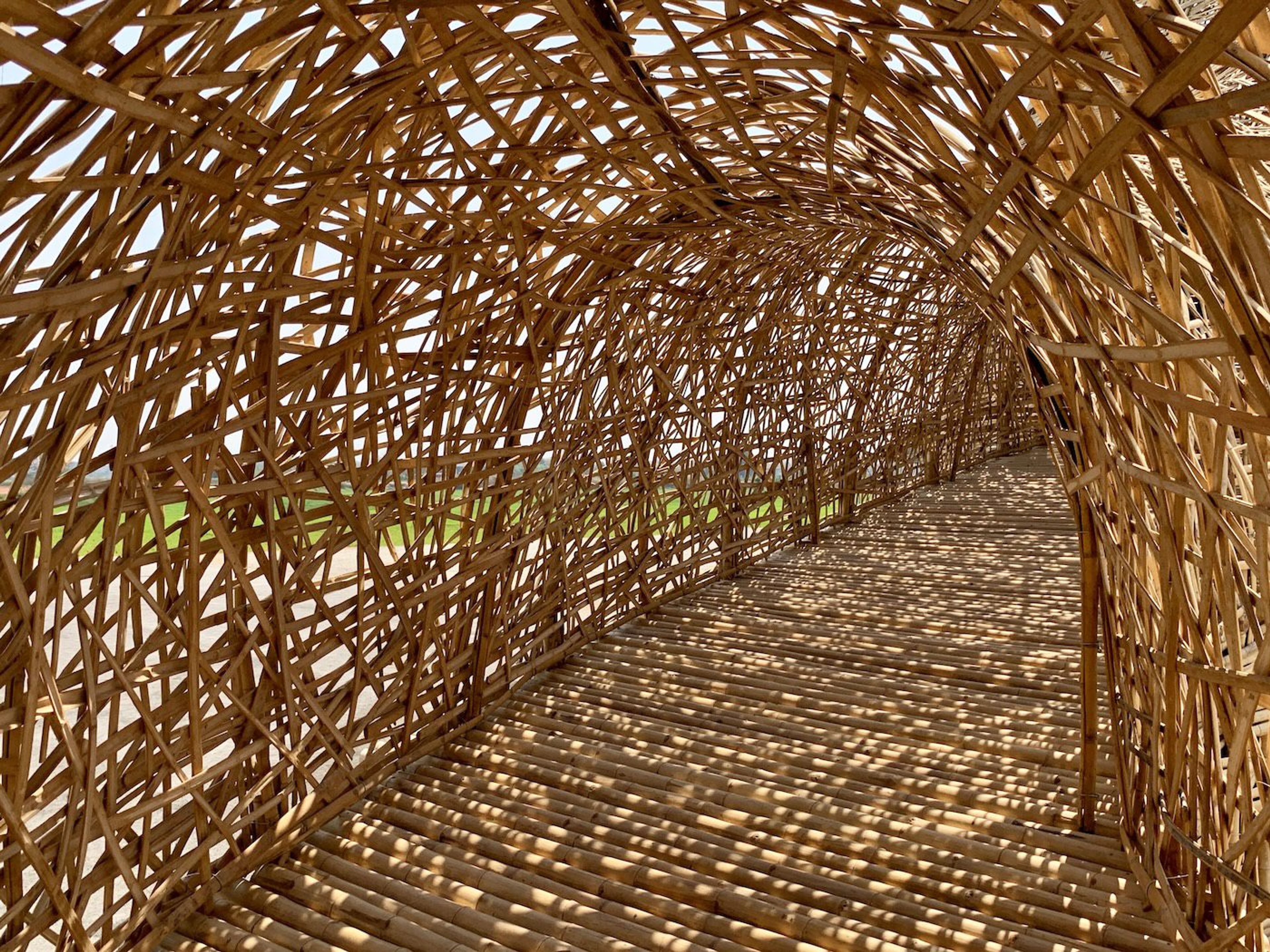 Wang Wen-Chih, Beyond the Site, 2023. The sensual experience of interacting with this artwork through site, sound, touch, taste, and smell is a way to delve deep into the inner world. Photo: C&amp;