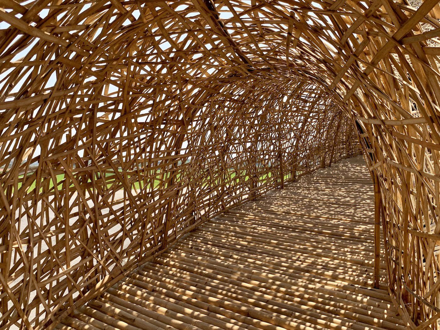 Wang Wen-Chih, Beyond the Site, 2023. The sensual experience of interacting with this artwork through site, sound, touch, taste, and smell is a way to delve deep into the inner world. Photo: C&