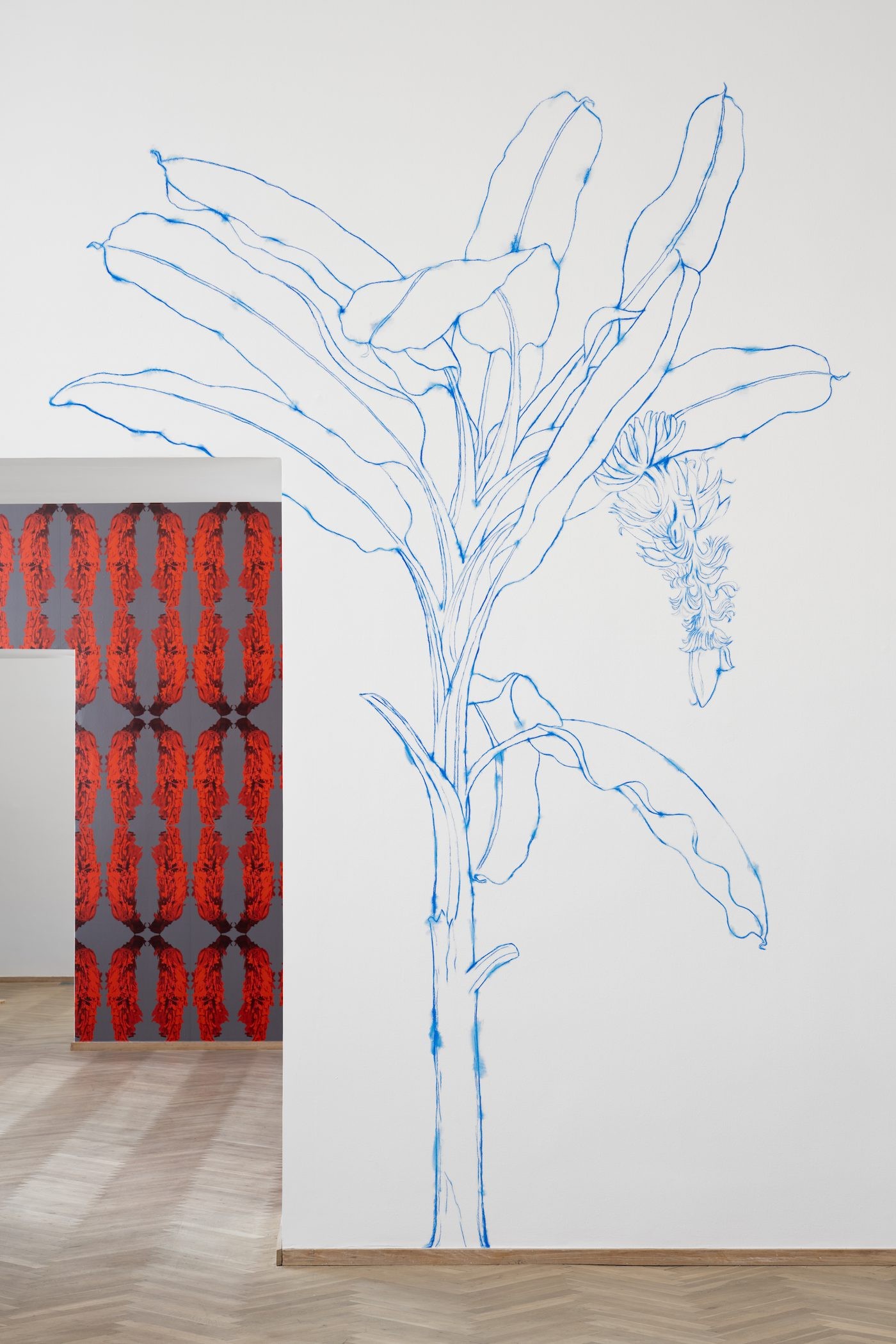 Ishita Chakraborty, Exotic Plants in the Garden – What to Do?, 2022. Sonia Boyce, Shaggy Bear, 2021. Detail, Seeds and Souls, Kunsthal Charlottenborg, 2023. Courtesy of the artist. Photo by David Stjernholm.