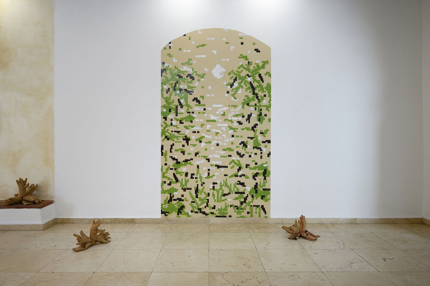 Installation view “Orgullo Nacional” by José Morbán at CCESD, 2024. Foto: José Rozón