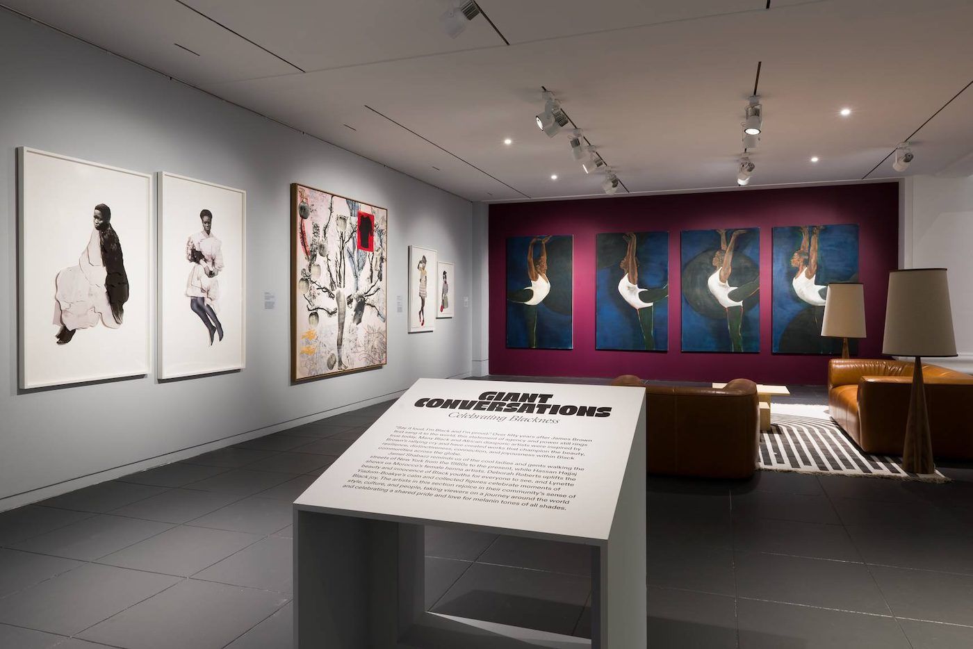 Installation view, Giants: Art from the Dean Collection of Swizz Beatz and Alicia Keys, February 10, 2024 - July 7, 2024. (Photo: Danny Perez)