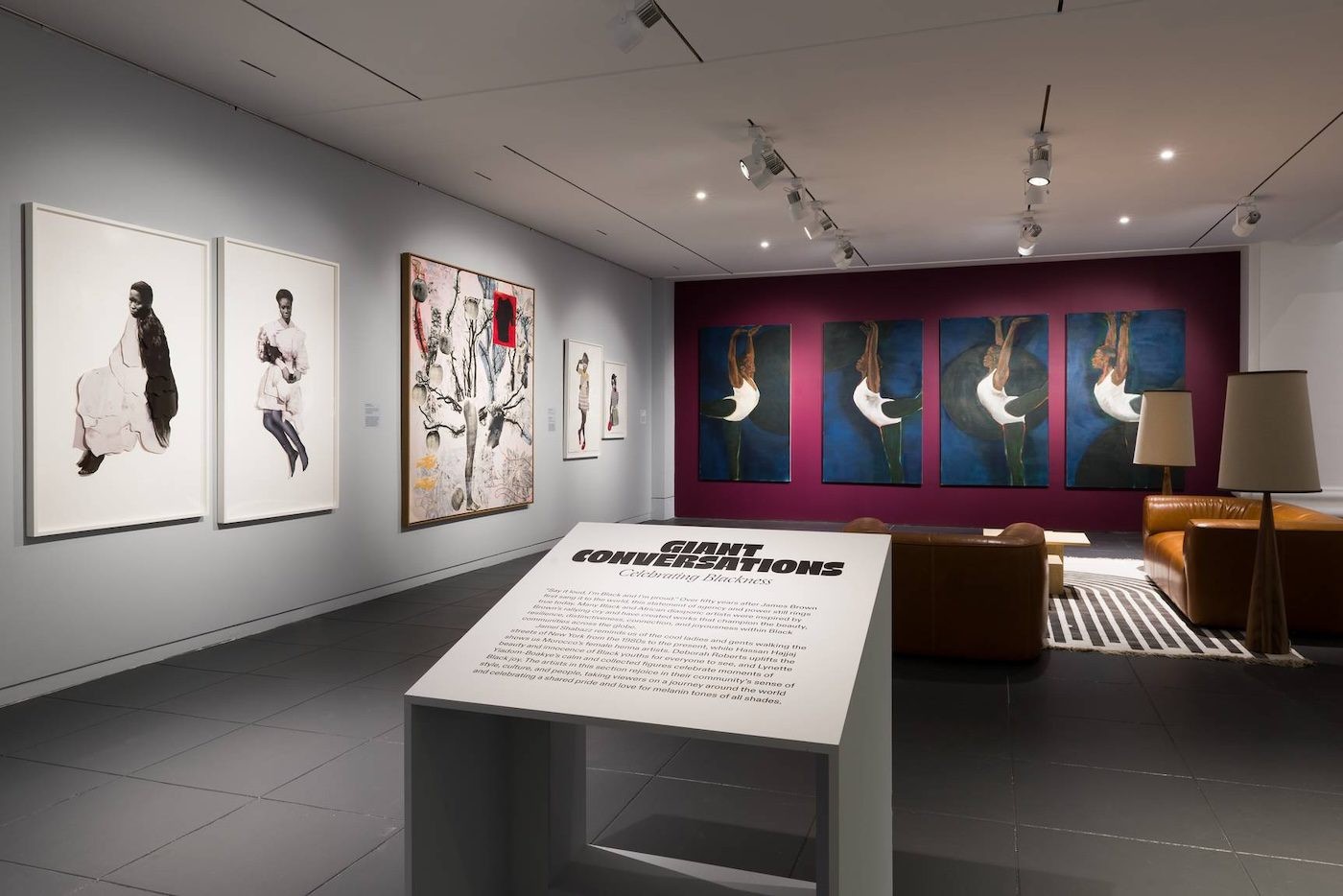 Installation view, Giants: Art from the Dean Collection of Swizz Beatz and Alicia Keys, February 10, 2024 - July 7, 2024. (Photo: Danny Perez)