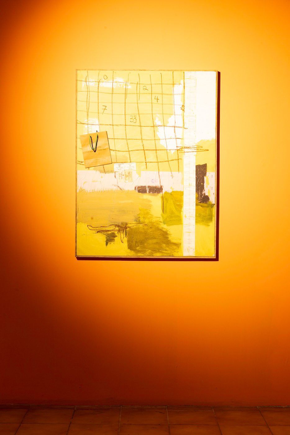 Installation View of “Elolo Bosoka: What he saw sees when he went goes strolling“ at Museum of Science and Technology (MST), Accra. September 12th – October 30th, 2024. Courtesy of the artist.