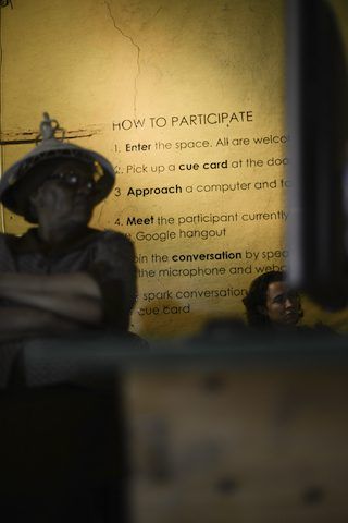 Conversations at Morija #1, 2013. Photo: Meri Hyöky