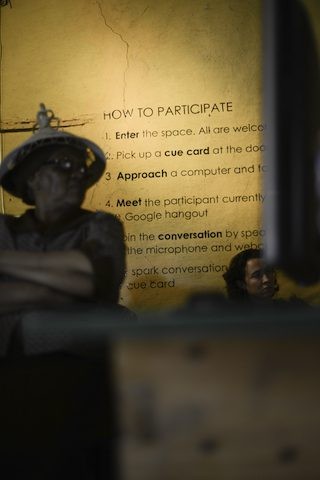 Conversations at Morija #1, 2013. Photo: Meri Hyöky