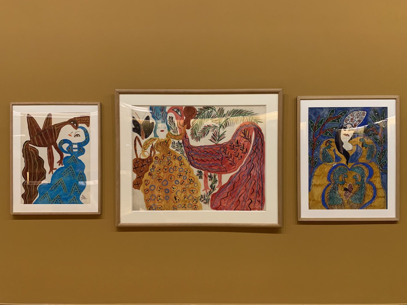 Baya Mahieddine, all 1947. Installation View at “The Milk of Dreams”. Photo: C&amp;