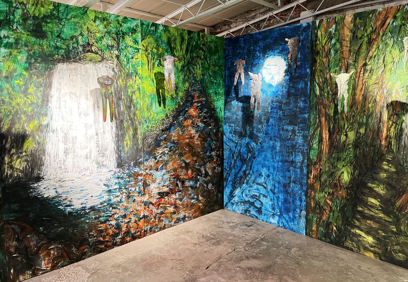 Isabel De Obaldía, Traces: on the body and on the land, the Panama Pavilion at the 60th Venice Biennale Foreigners Everywhere. Photo: C&AL