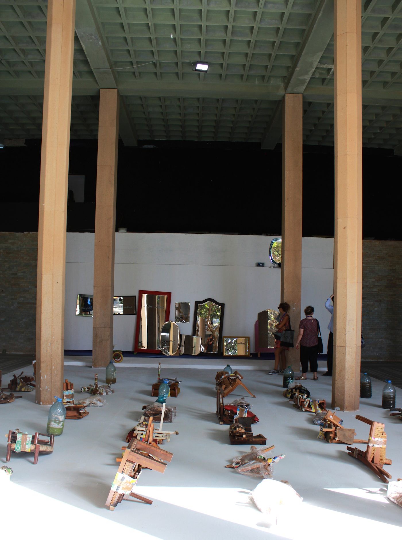 Jeanne Kamptchouang, Installation View at the 14th Dakar Biennale, 2022. Photo: Roseline Olang’ Odhiambo