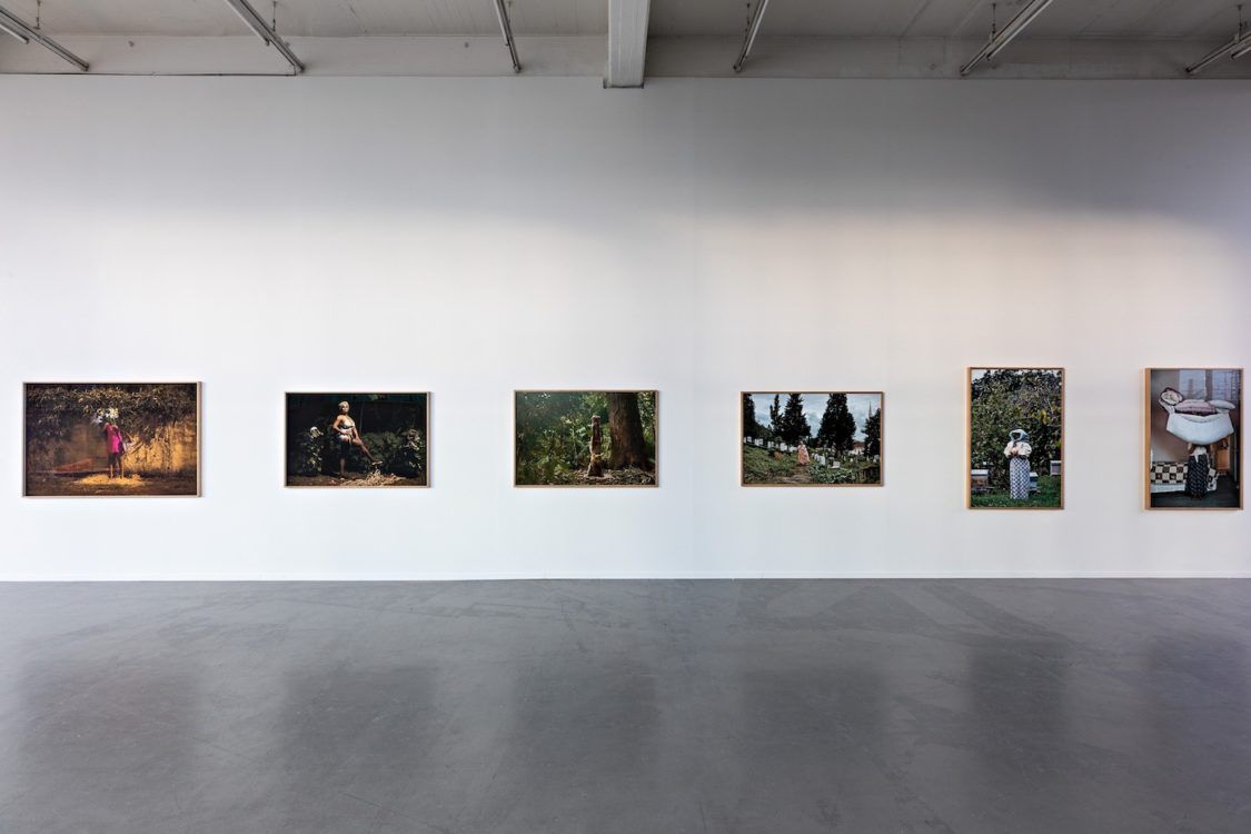 Not Fully Human, Not Human at All 2020, Nilbar Güreş, installation view, Kunstverein in Hamburg, 2020 Photo: Fred Dott