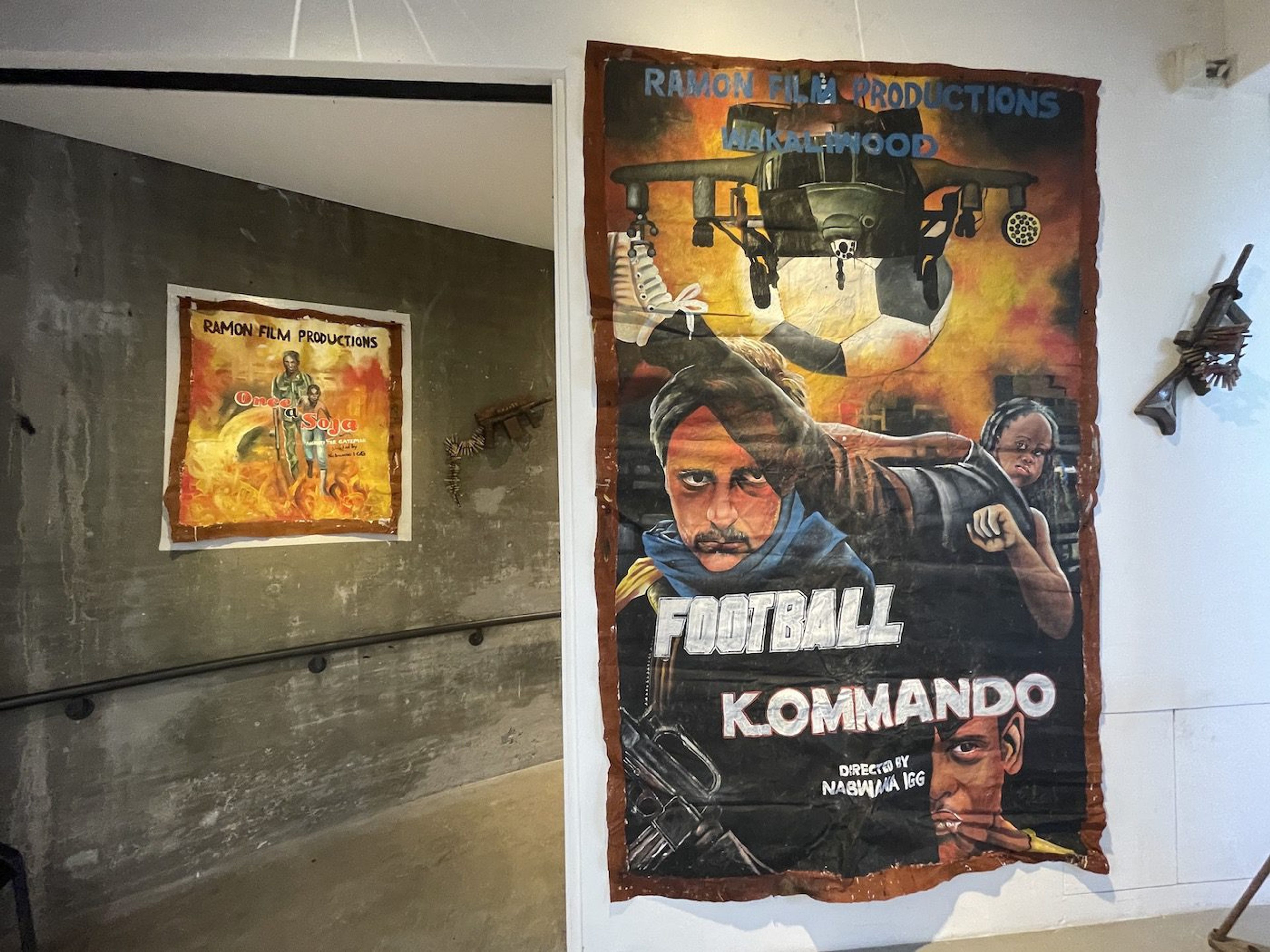 Wakaliga Uganda, Football Kommando, 2022. Installation view at documenta fifteen, Kassel. Photo: C&amp;