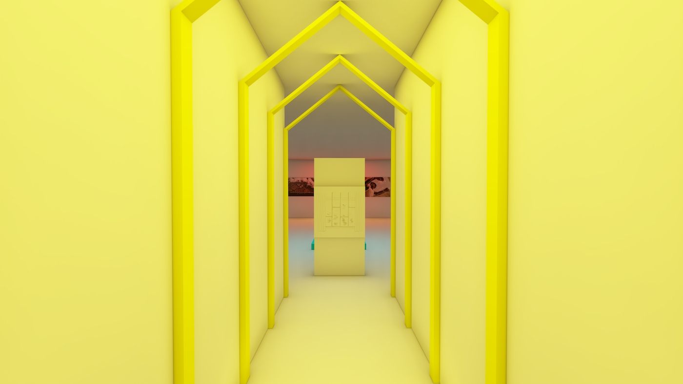 Installation view digital exhibition at Mahagony Culture, 2020.