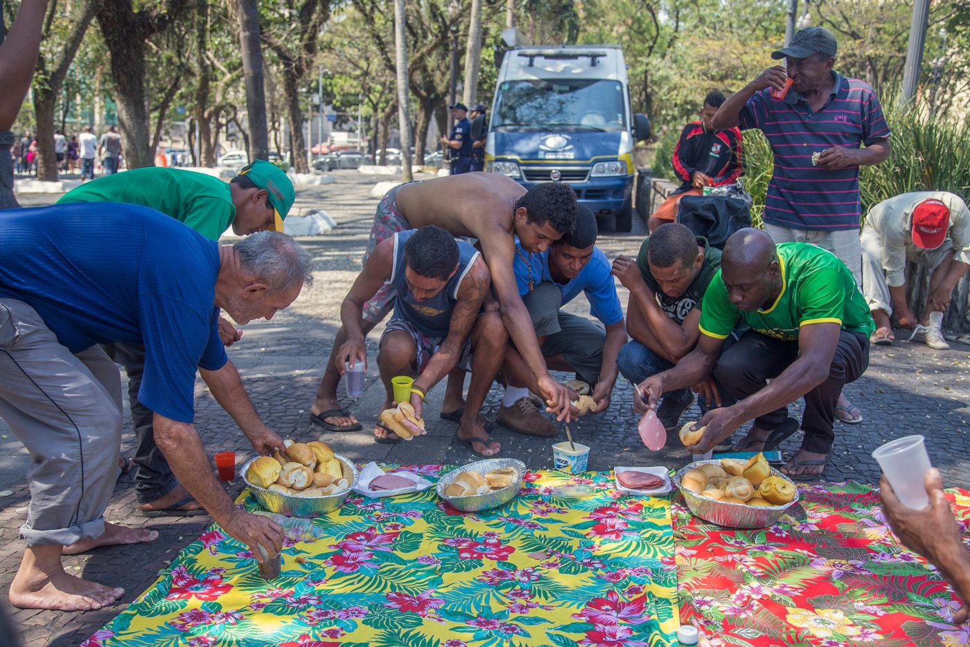 Brunch para Exu, 2013, Renata Felinto. Negros Indícios Exhibition, Caixa Cultural, São Paulo. Photo: Marina Arruda
