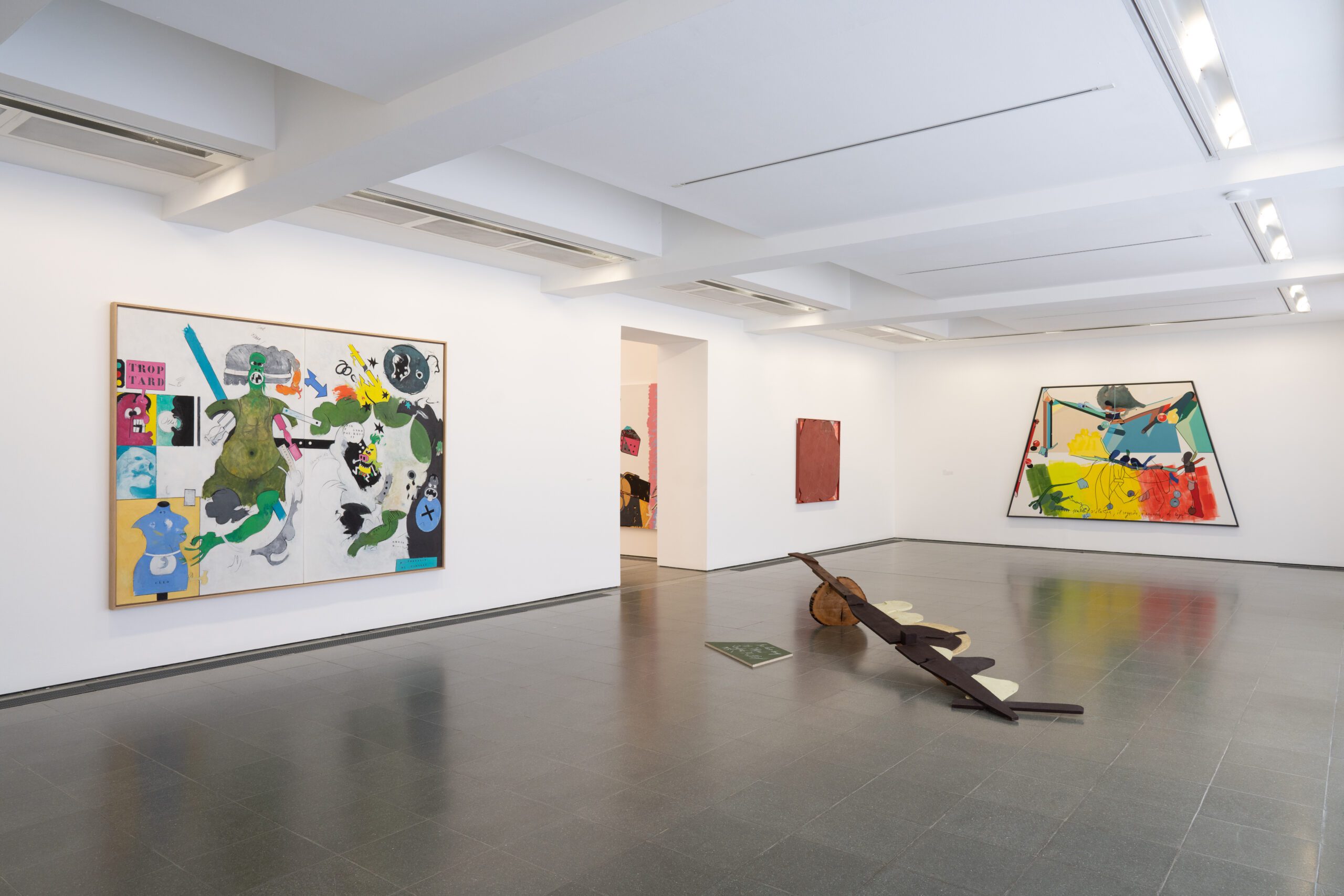 Hervé Télémaque: A Hopscotch of the Mind (Installation view, 7 October 2021 – 30 January 2022) Photo: Hugo Glendinning.