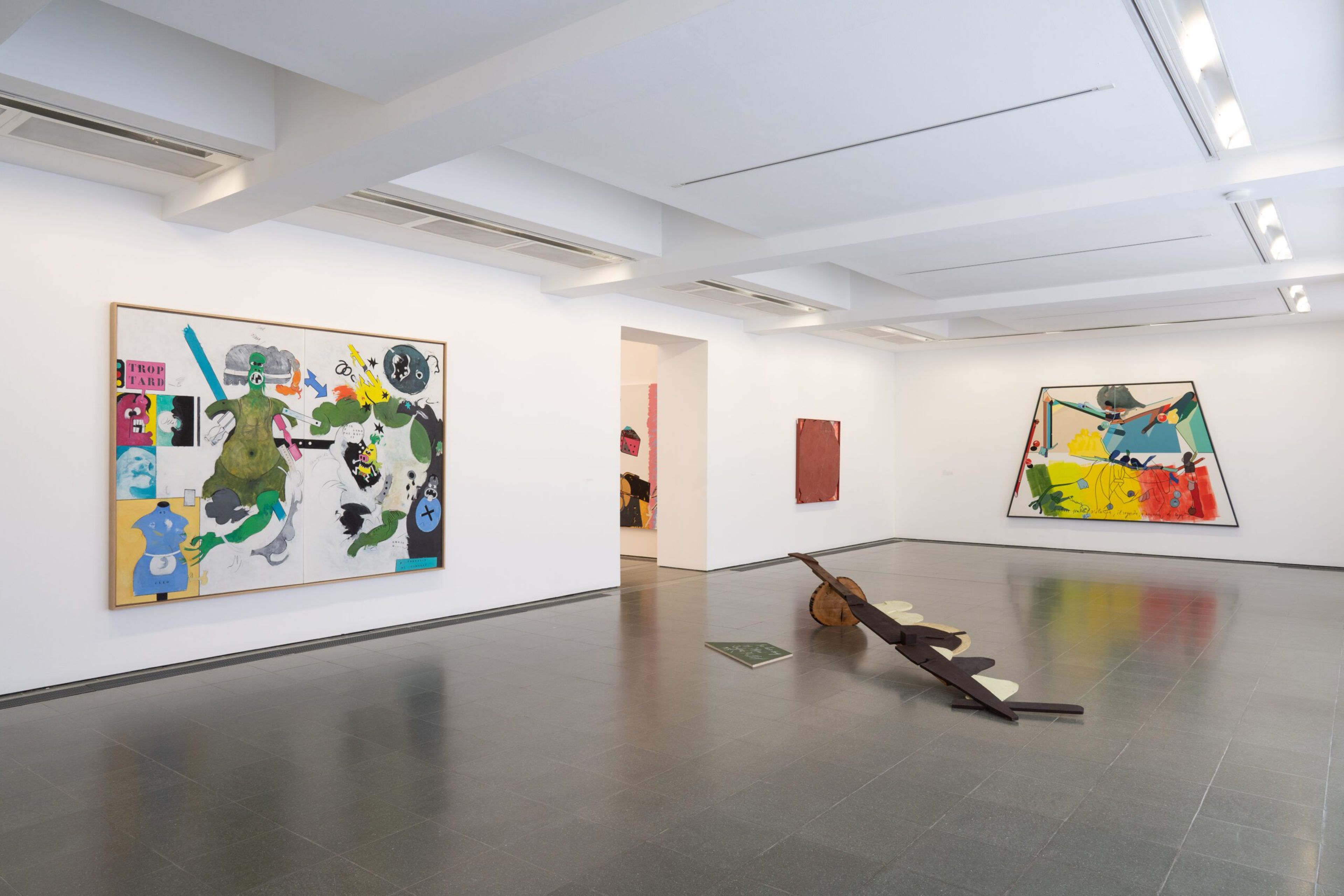 Hervé Télémaque: A Hopscotch of the Mind (Installation view, 7 October 2021 – 30 January 2022) Photo: Hugo Glendinning.