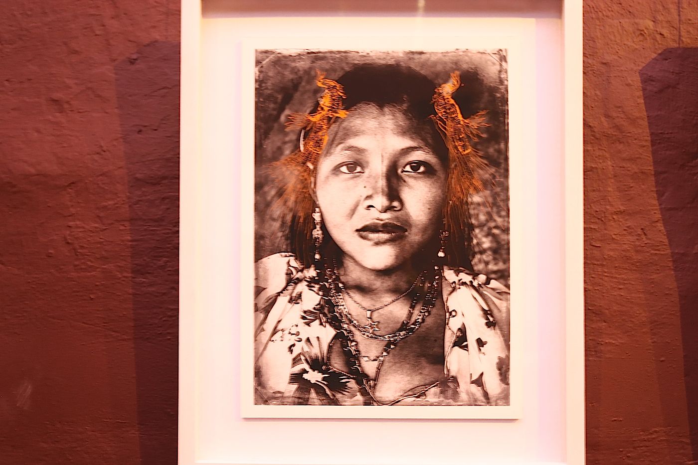 Sigwwi (“Birds” en Dule language). Printed photograph on inked paper, 2018. Photo: Ana Luisa González.