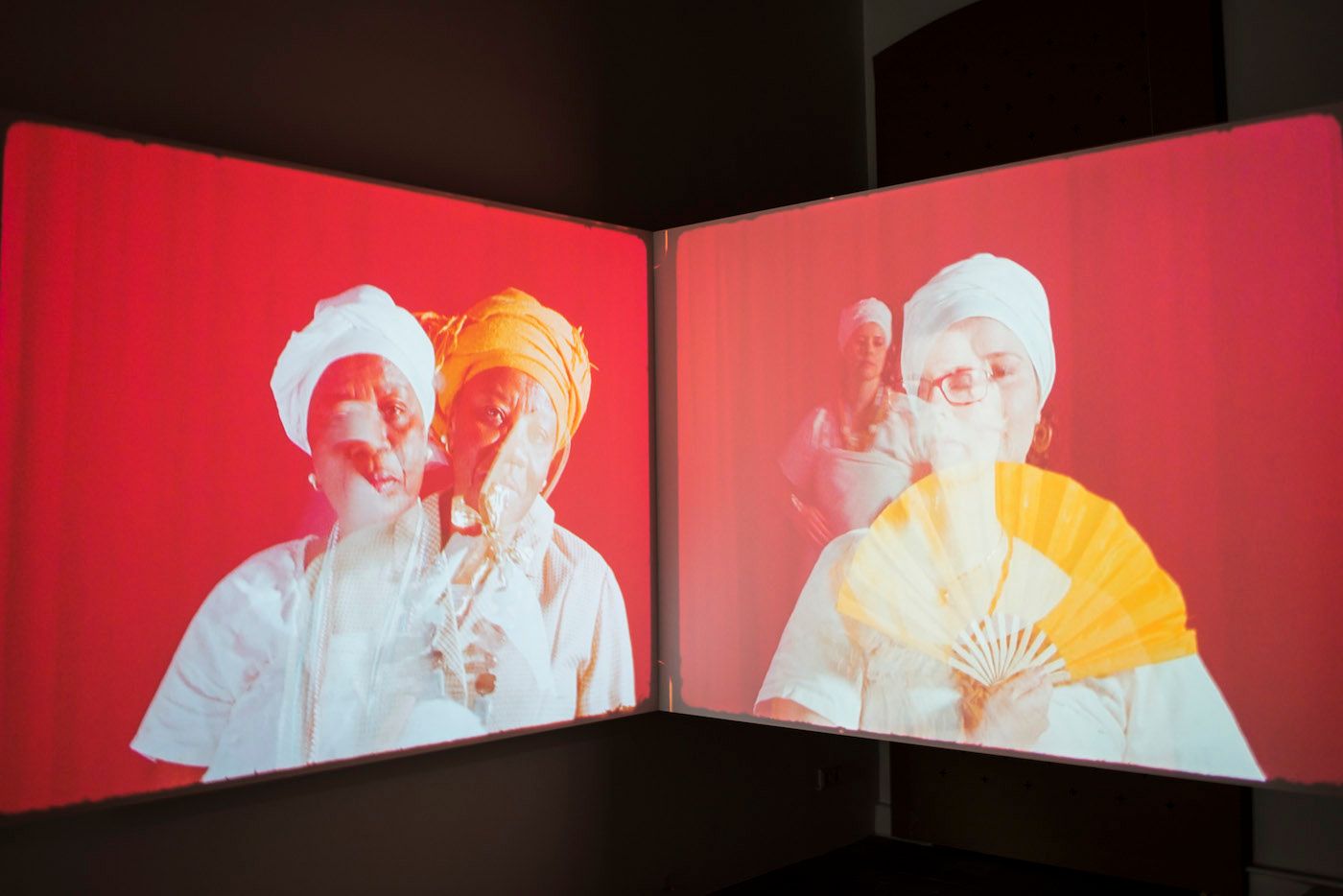 Virginia Borges, Gil DuOdé, Virginia de Medeiros, Ìyá Agbára (Strength of Mothers), video, 2020. 11th Berlin Biennale, KW Berlin.