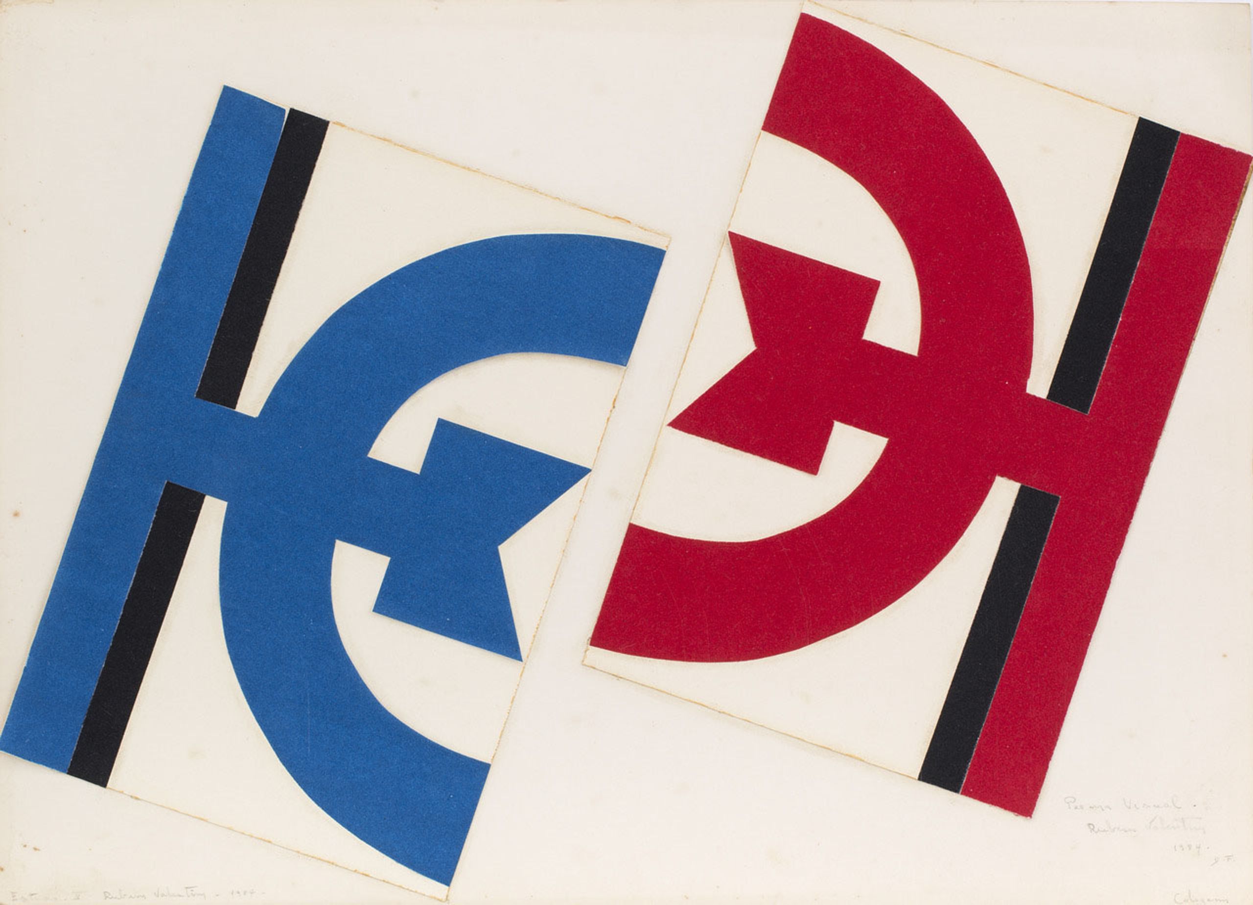 Rubem Valentim, Poema Visual, 1984. Acrylic on canvas. Photo: Press.