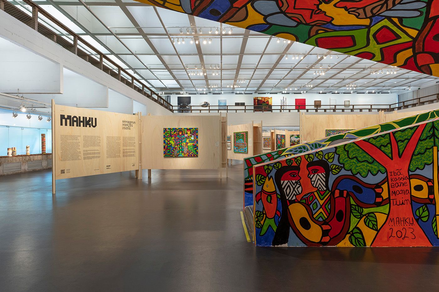 Exhibition view "MAHKU: Mirações" (Visions), MASP, 2023. Photo: Isabella Matheus