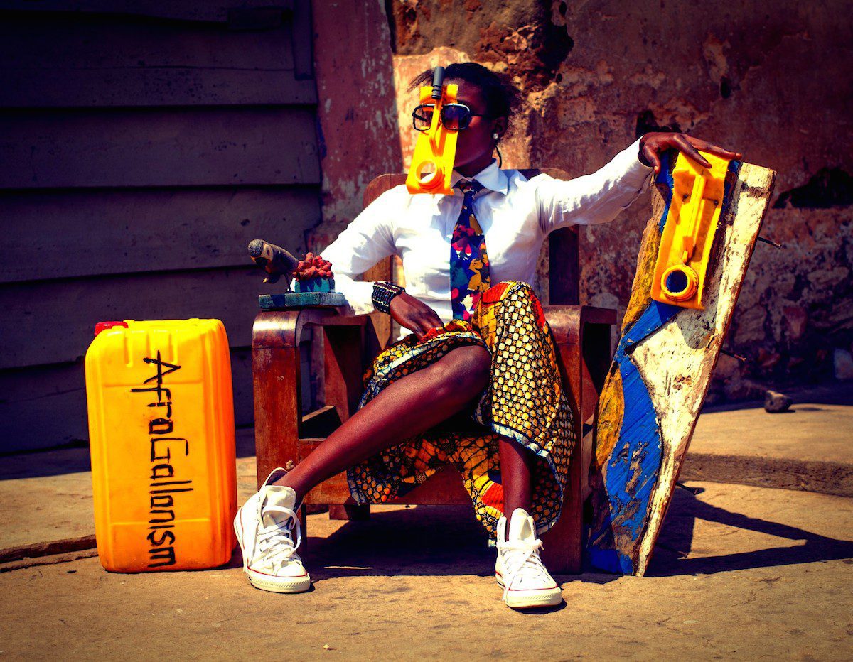 Serge Attukwei Clottey at Joburg Fringe : AFROGALLONISM