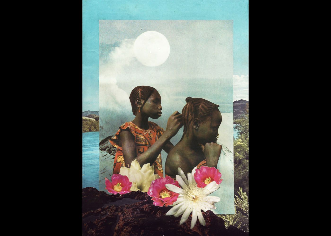 Domitila de Paulo. Collage Series Deusas no Orun (Goddesses in Heaven). Photo: courtesy of the artist