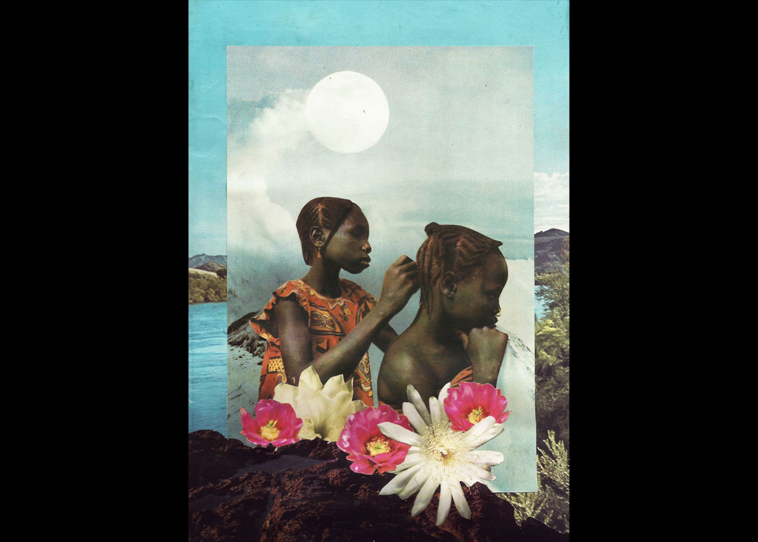 Domitila de Paulo. Collage Series Deusas no Orun (Goddesses in Heaven). Photo: courtesy of the artist