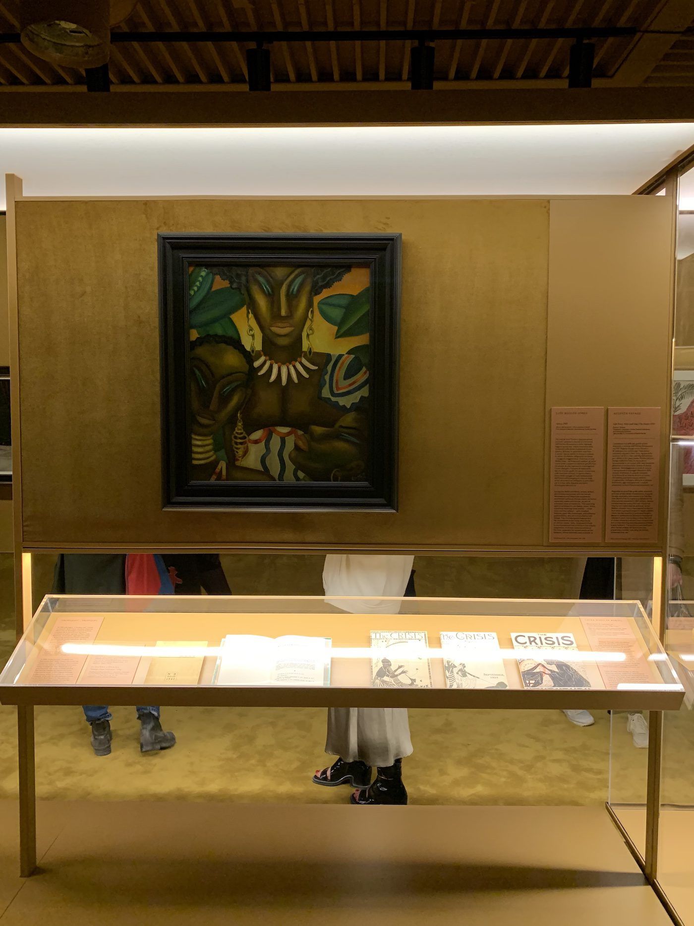 Loïs Mailou Jones, Africa, 1935. Installation View at “The Milk of Dreams”. Photo: C&amp;