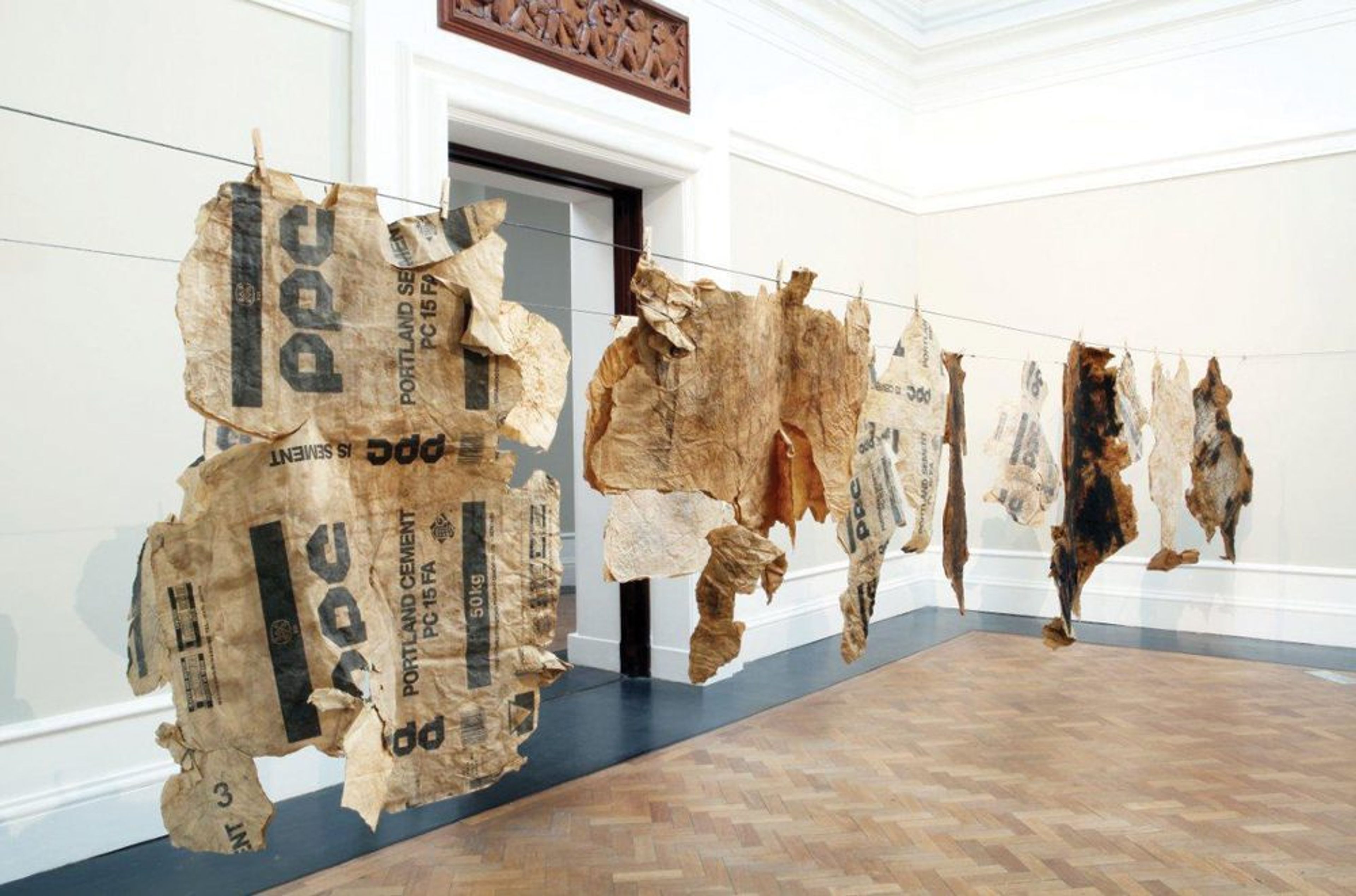 Moshekwa Langa, Untitled, 1995. Installation view at South African National Gallery, 2011. Courtesy of the artist and Iziko, South African National Gallery