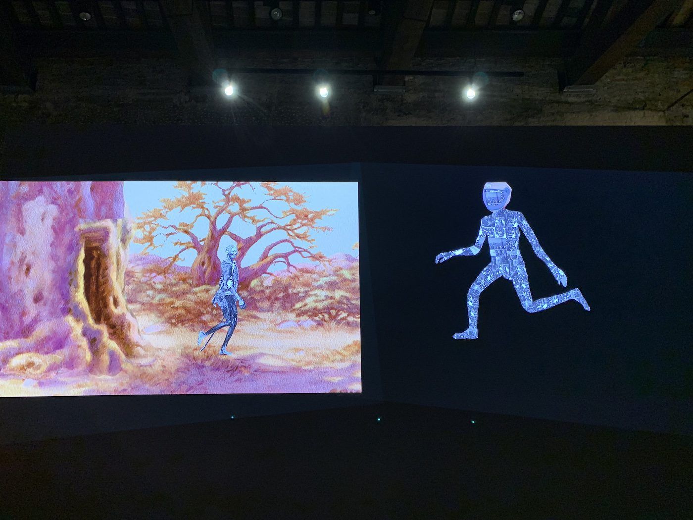 Phumulani Ntuli, Godide, 2022. Installation View of the South Africa Pavilion at the 59th Venice Biennale. Photo: C&