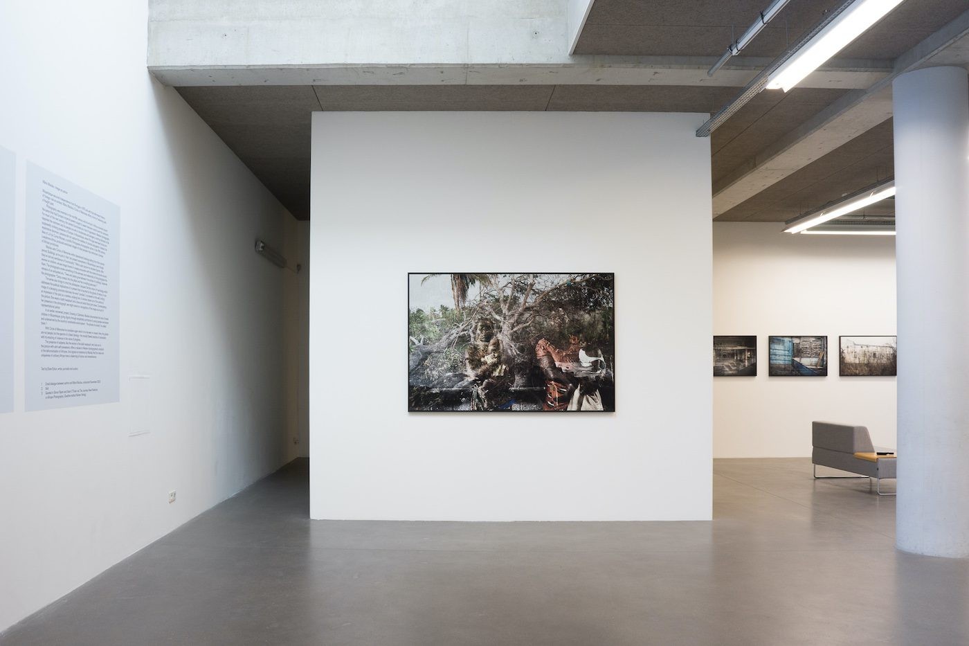 Mário Macilau. Installation view of “Circle of Memories”at La Terrasse espace d’art de Nanterre, 2021.