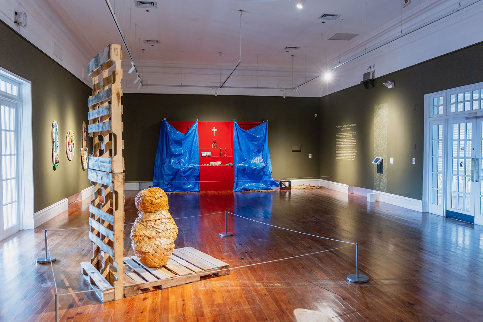 Installation view of “It comes from the head”: A Straw Heritage at NAGB. Photo: Jackson Petit-Homme. Courtesy of the National Art Gallery of The Bahamas