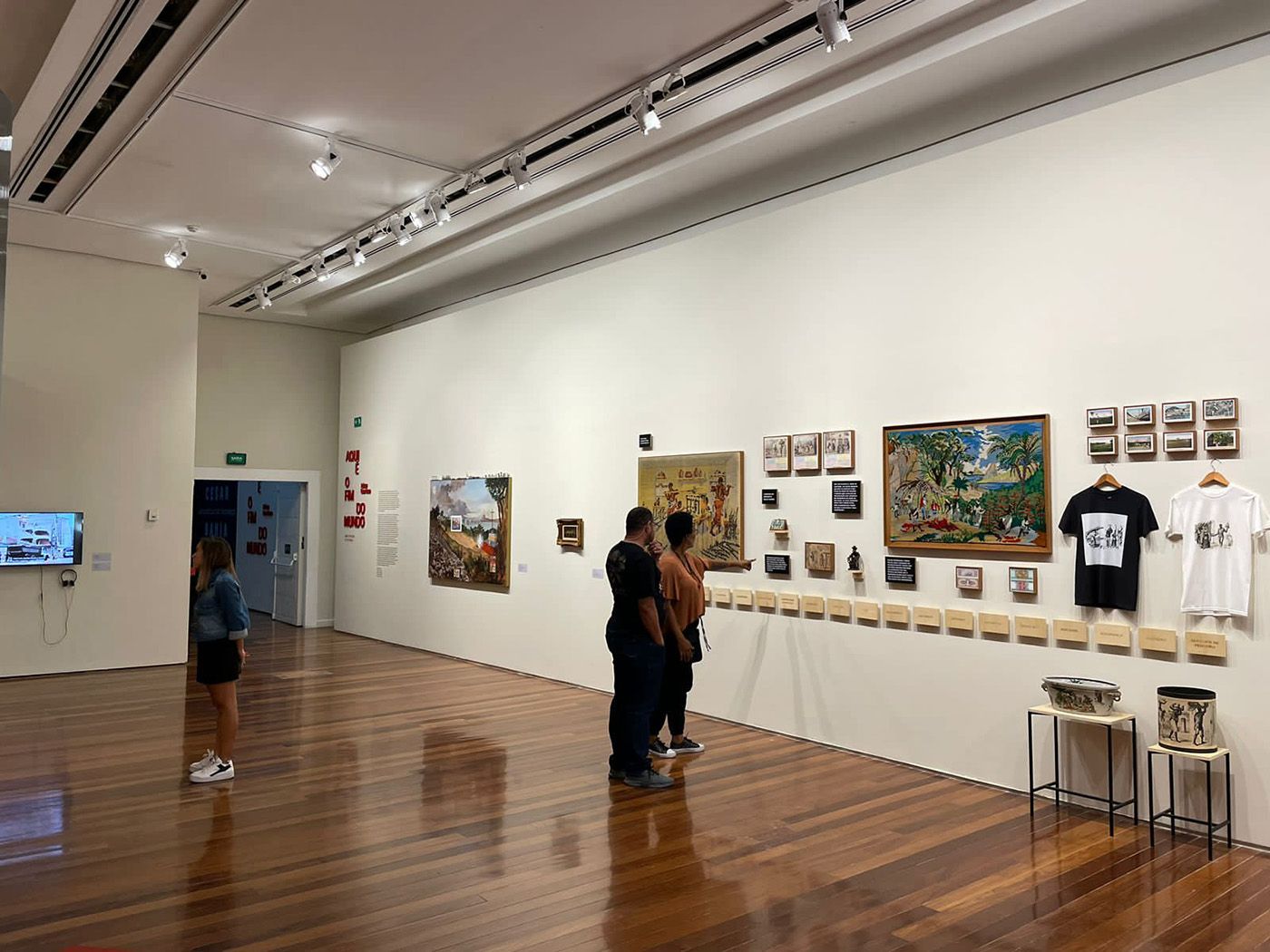 View of the exhibition "Jaime Lauriano – Here is the End of the World", at the Museu de Arte do Rio (MAR), 2023. Photo: Rodrigo Reichert/Press