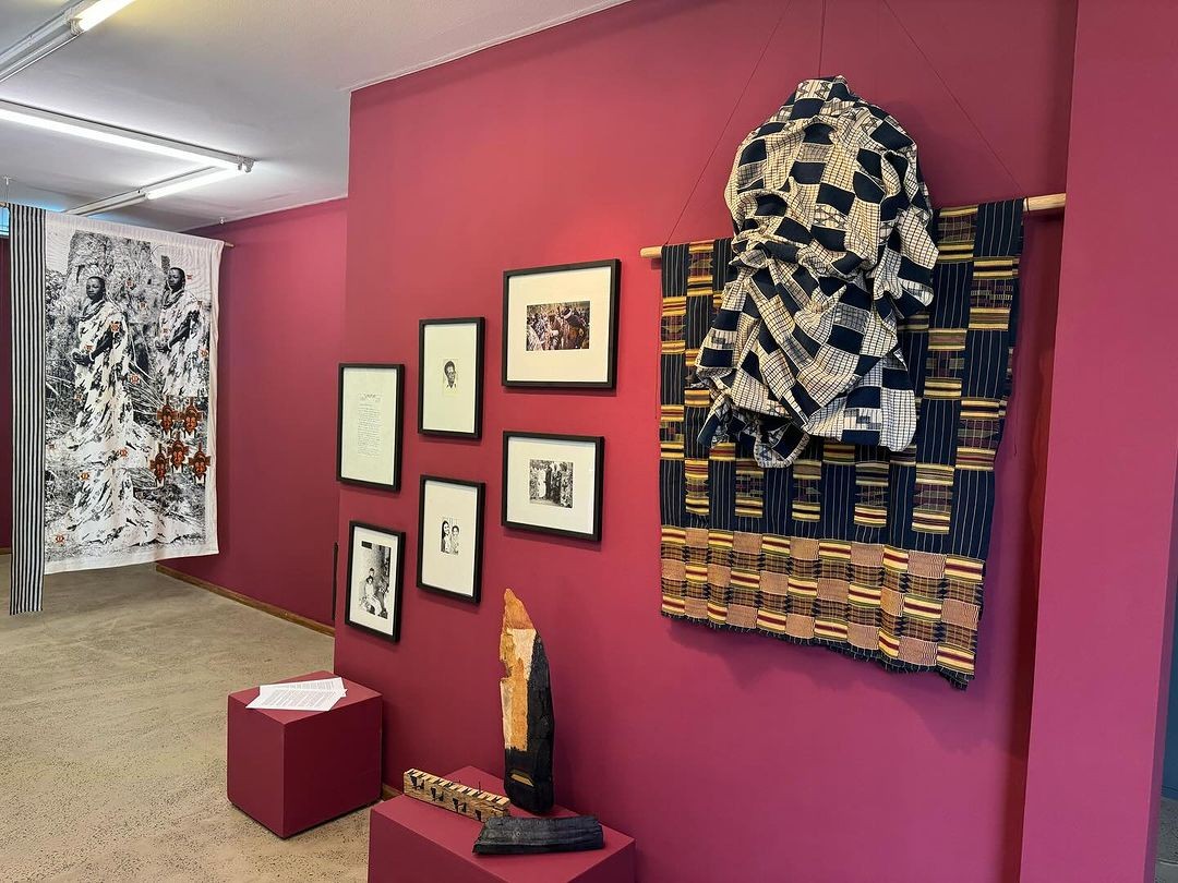 Installation View of „Zohra Opoku: With Every Fibre Of (My) Being“ at Raw Material Company. Photo: Marie Hélène Pereira.