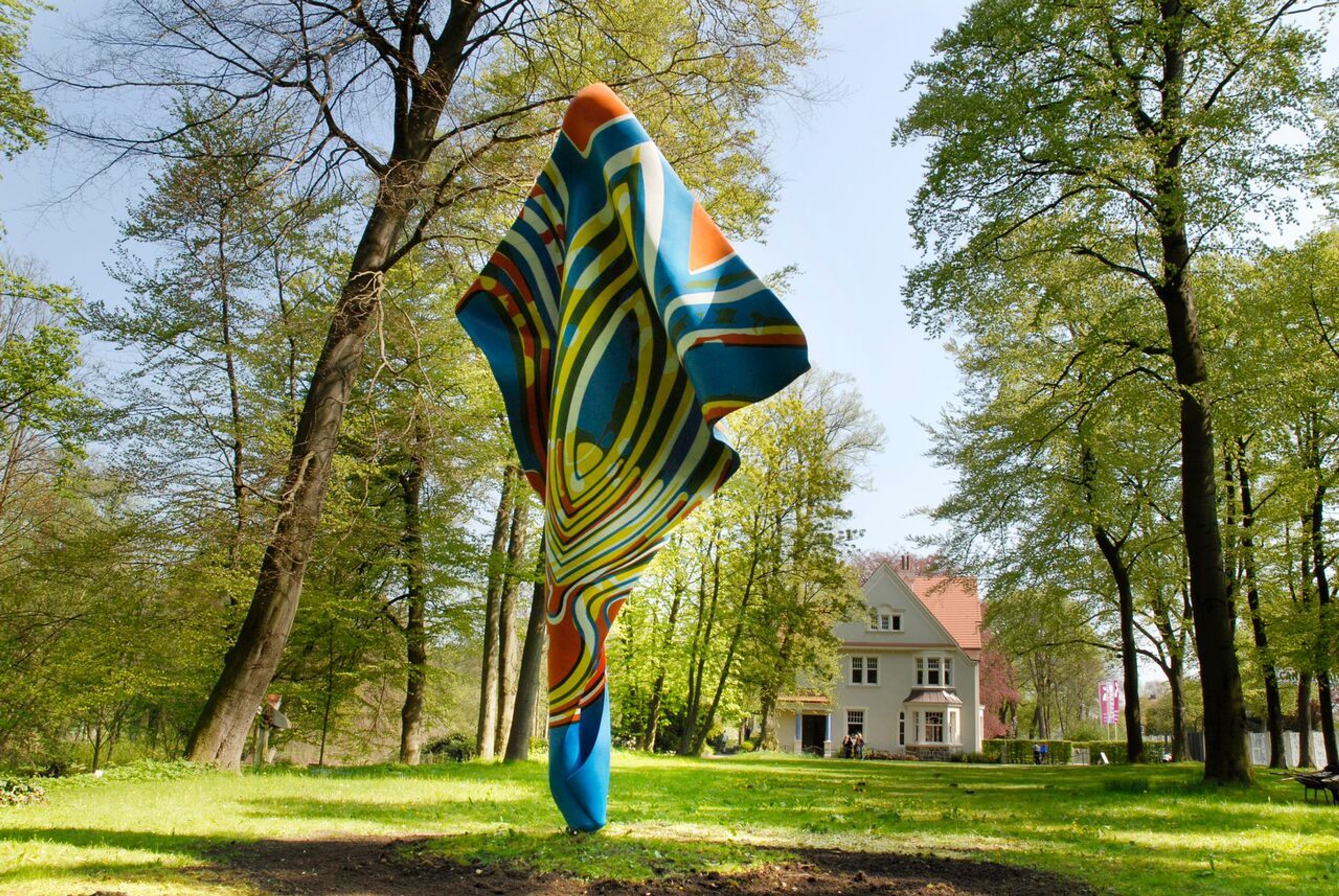 British Council unveils first outdoor sculpture by Yinka Shonibare In Lagos, Nigeria