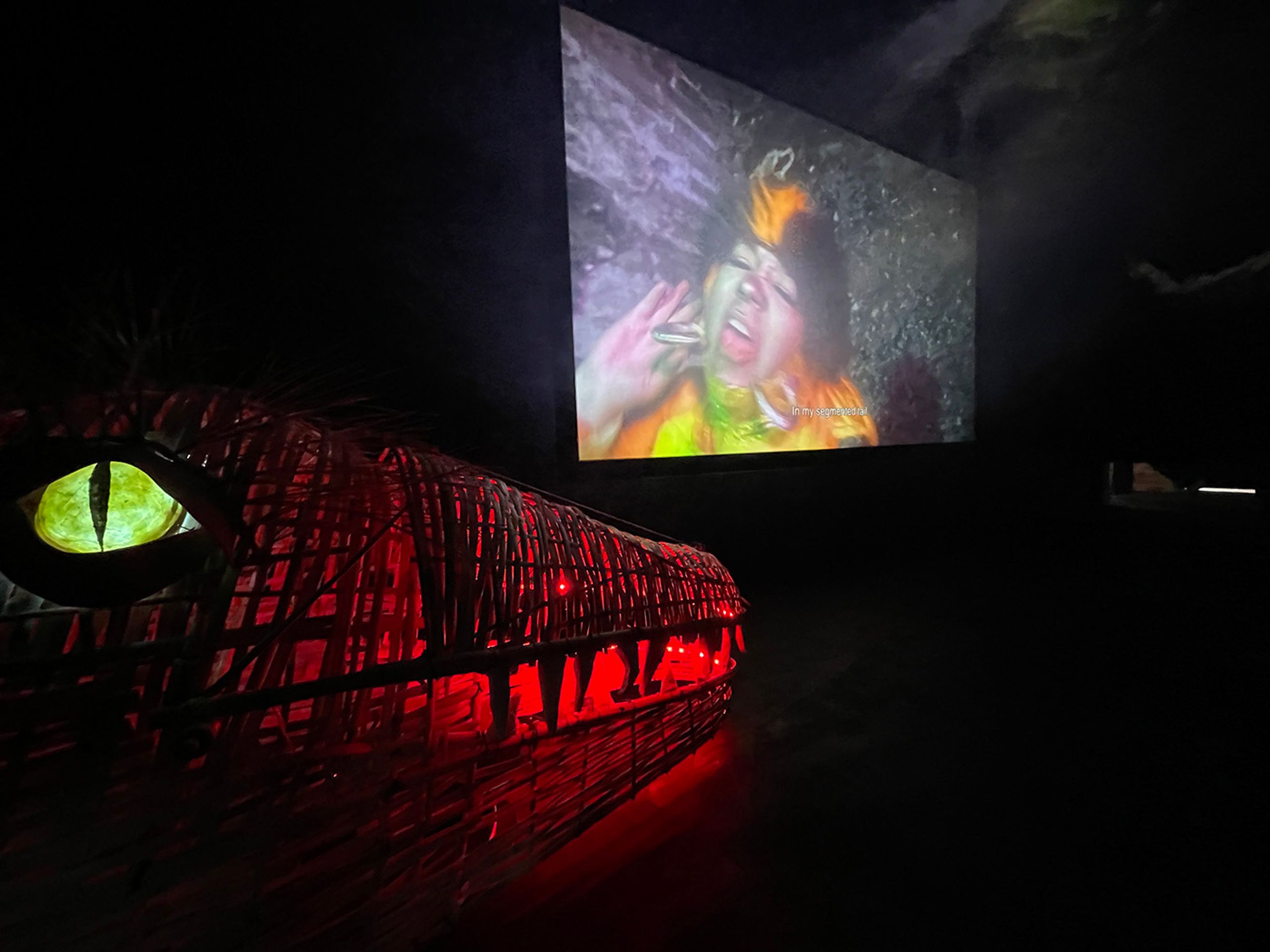 Naomi Rincón Gallardo, Sonnet of Vermin, at the 2022 Mexican Pavilion.