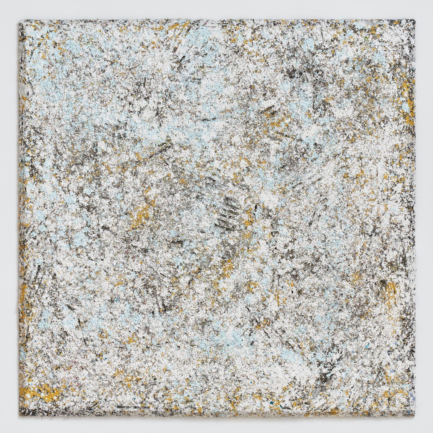 Sam Gilliam, Spring Is, 2021 acrylic on canvas, bevel-edge, 72" × 72" × 4" (182.9 cm × 182.9 cm × 10.2 cm) © 2021 Sam Gilliam/ Artists Rights Society (ARS), New York