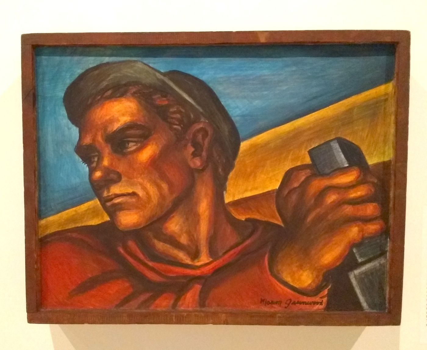 Marion Greenwood, Construction Worker, 1940.