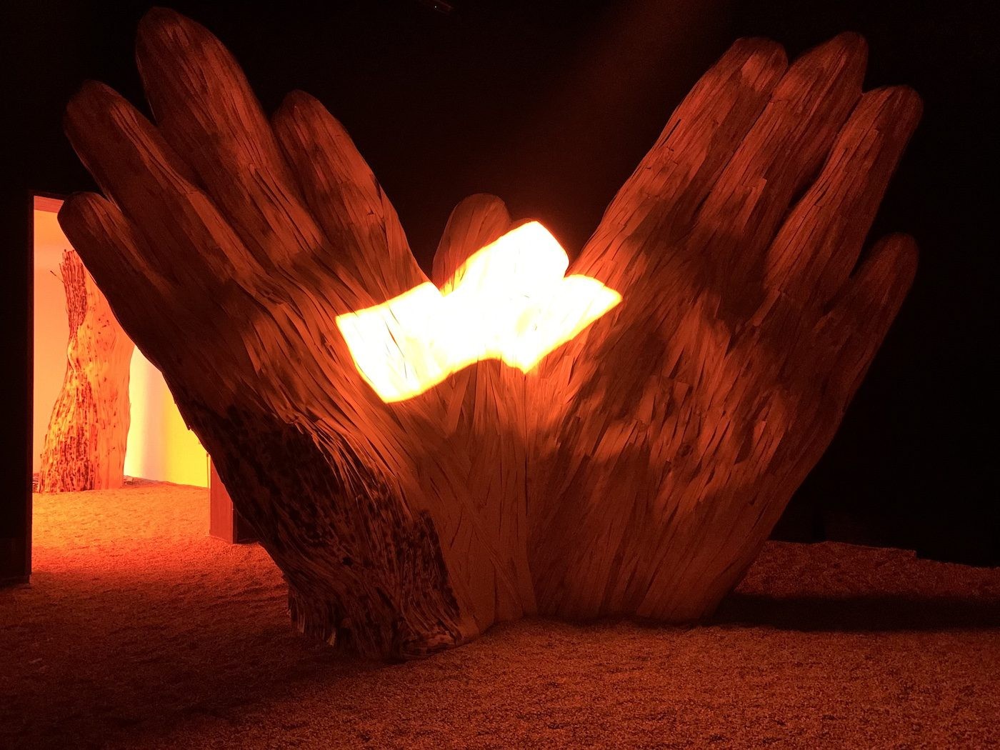 Latifa Echakhch, The Concert, 2022. Installation view of the Suisse Pavilion. Photo: C&